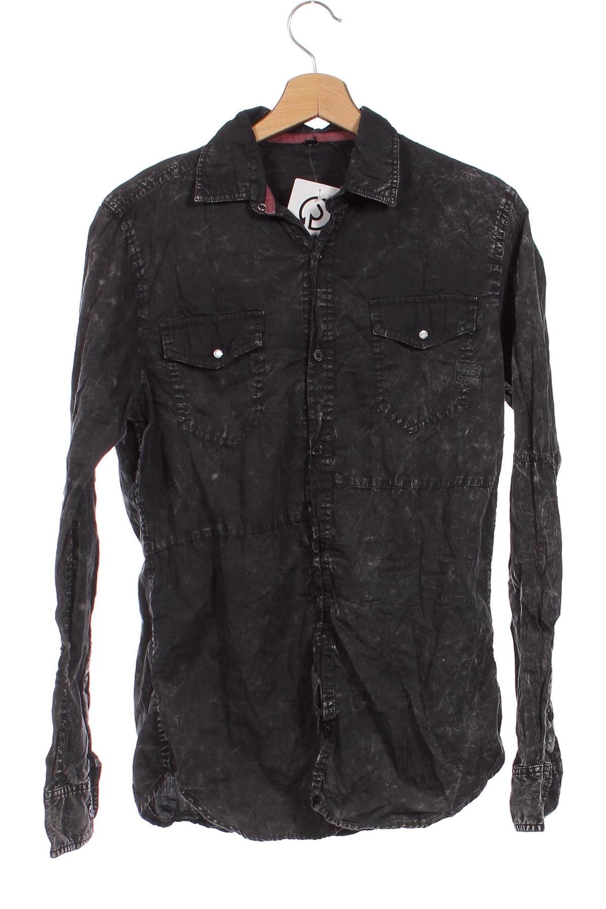 Herrenhemd Soho, Größe S, Farbe Grau, Preis 4,24 €