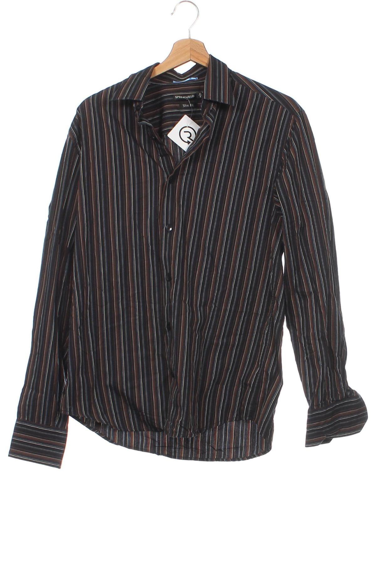 Herrenhemd Springfield, Größe M, Farbe Mehrfarbig, Preis € 4,73