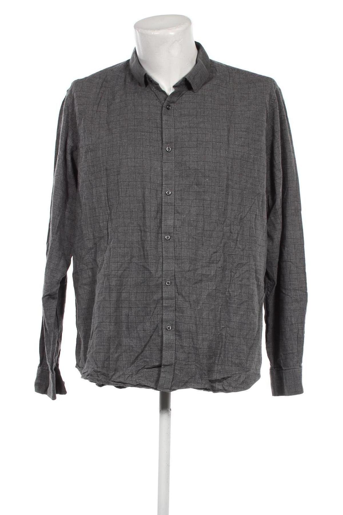 Herrenhemd Taylor & Wright, Größe XXL, Farbe Grau, Preis 5,25 €