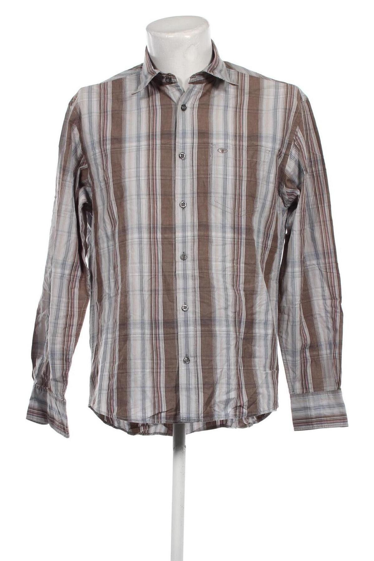 Ανδρικό πουκάμισο Tom Tailor, Μέγεθος L, Χρώμα Πολύχρωμο, Τιμή 3,36 €