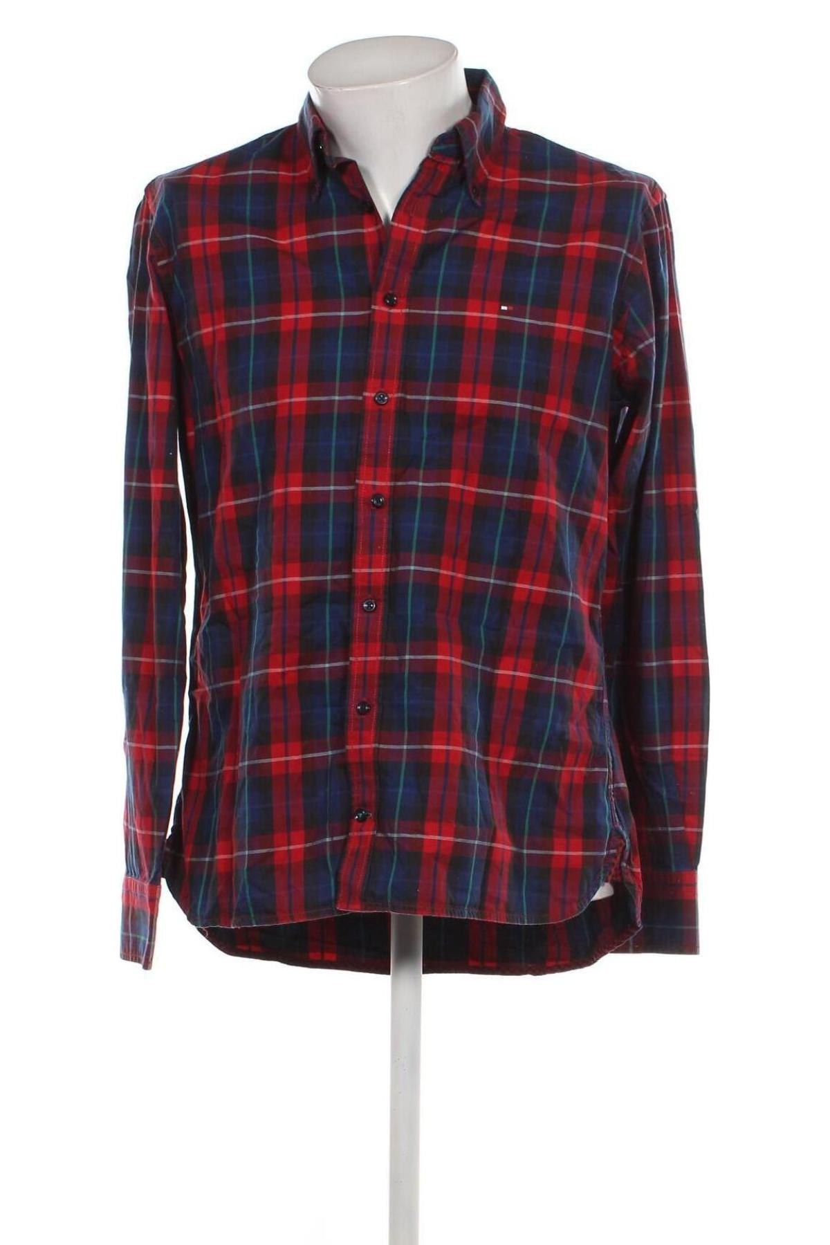 Ανδρικό πουκάμισο Tommy Hilfiger, Μέγεθος M, Χρώμα Πολύχρωμο, Τιμή 22,27 €