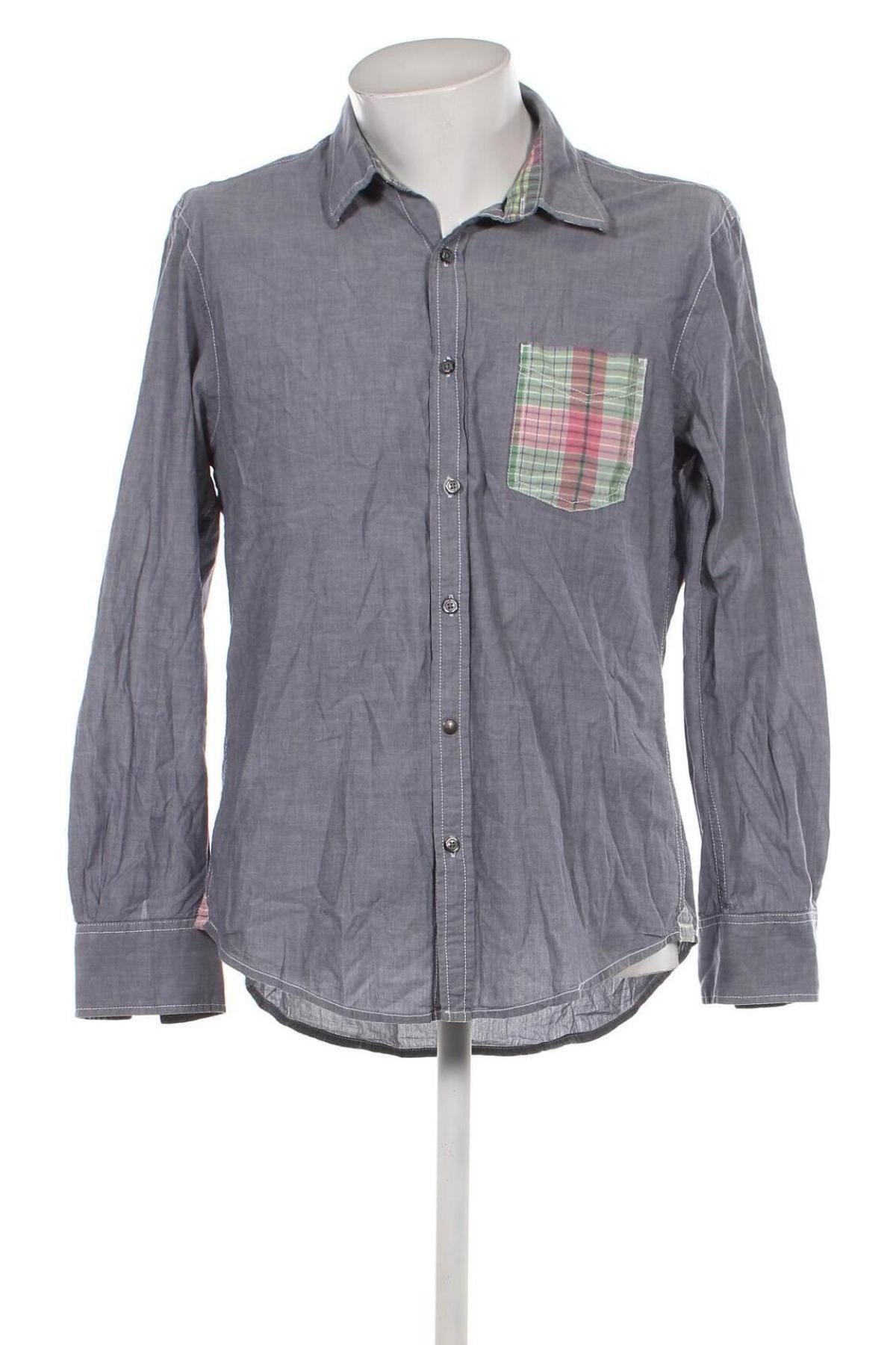 Ανδρικό πουκάμισο Tommy Hilfiger, Μέγεθος L, Χρώμα Μπλέ, Τιμή 94,16 €