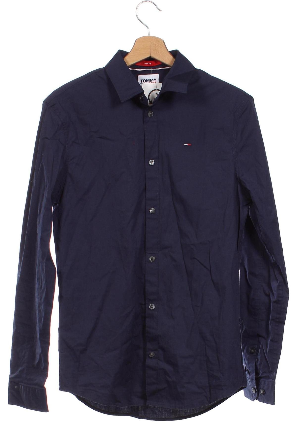 Herrenhemd Tommy Jeans, Größe S, Farbe Blau, Preis 26,56 €