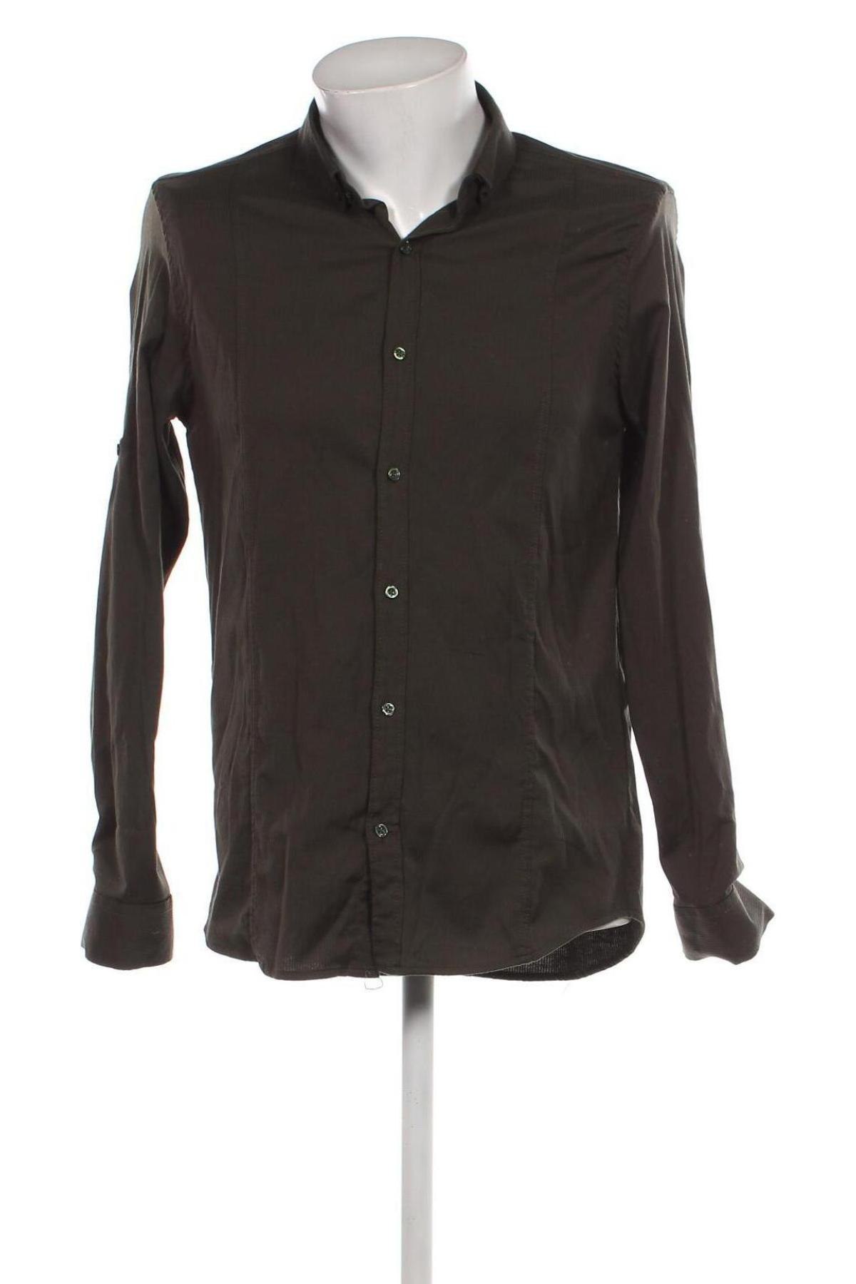 Ανδρικό πουκάμισο Trendyol, Μέγεθος L, Χρώμα Πράσινο, Τιμή 8,67 €