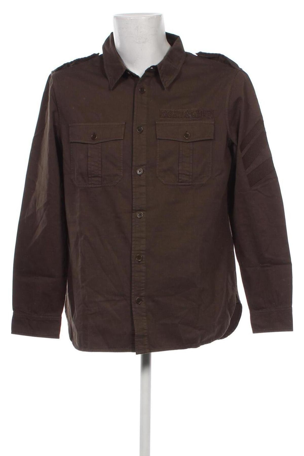 Ανδρικό πουκάμισο Zadig & Voltaire, Μέγεθος M, Χρώμα Καφέ, Τιμή 66,80 €