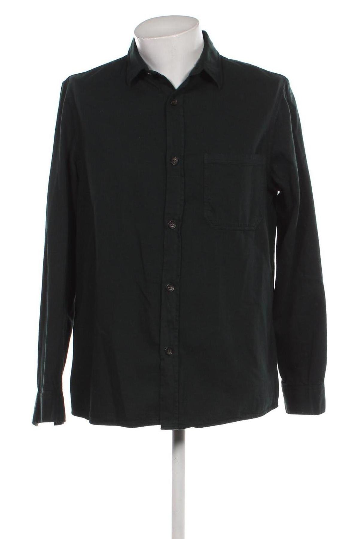 Ανδρικό πουκάμισο Zara, Μέγεθος L, Χρώμα Πράσινο, Τιμή 10,99 €