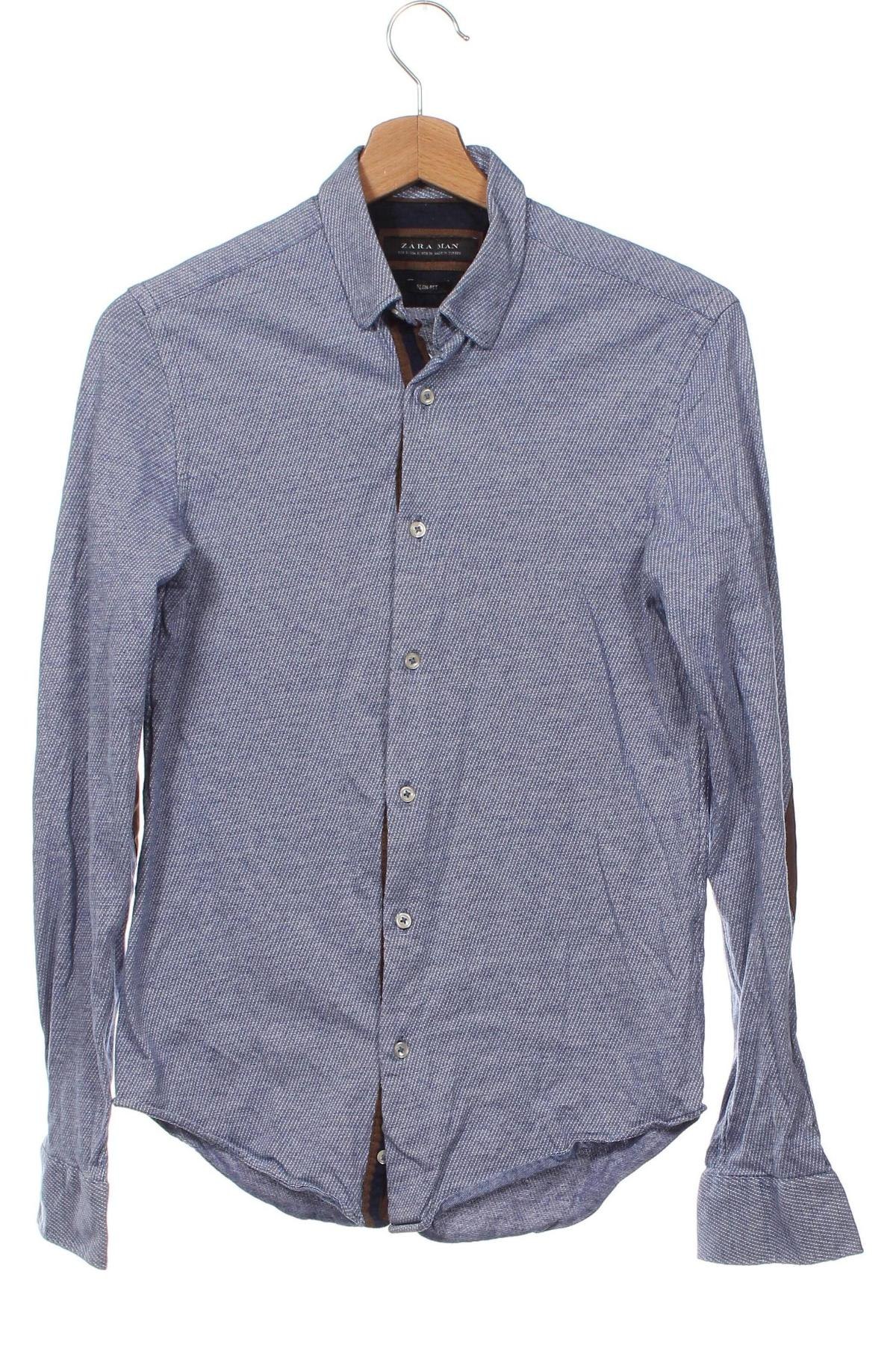 Pánská košile  Zara Man, Velikost S, Barva Modrá, Cena  181,00 Kč
