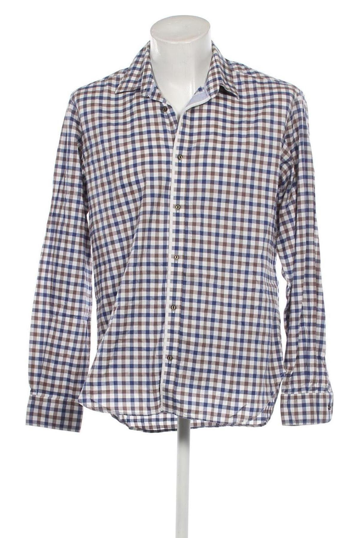 Мъжка риза Zara Man, Размер L, Цвят Многоцветен, Цена 18,36 лв.