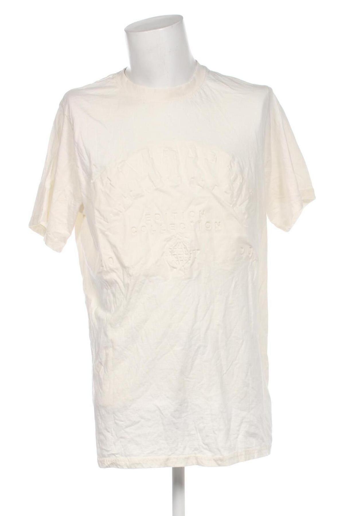 Herren T-Shirt Boohoo, Größe XXL, Farbe Ecru, Preis € 10,82