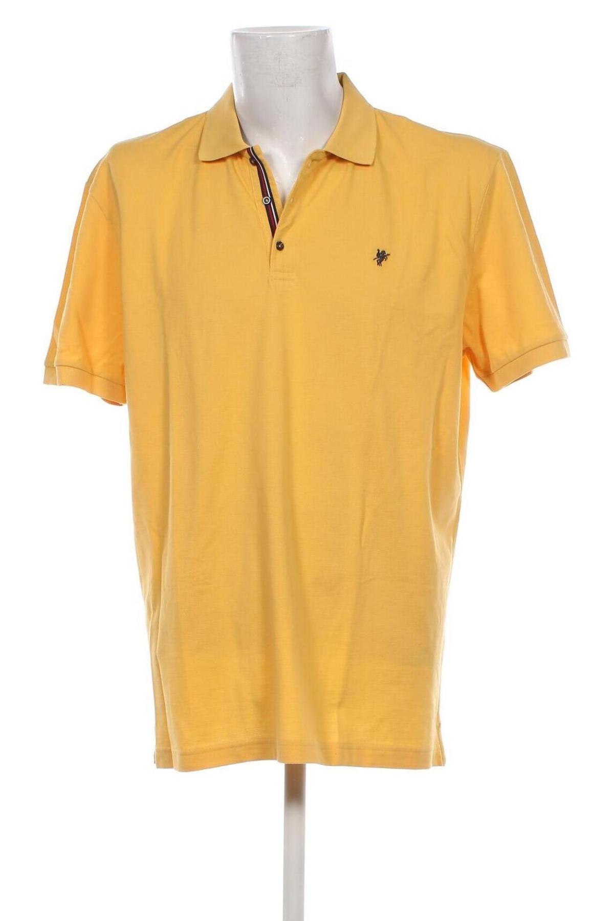 Ανδρικό t-shirt Denim Culture, Μέγεθος XXL, Χρώμα Κίτρινο, Τιμή 15,98 €