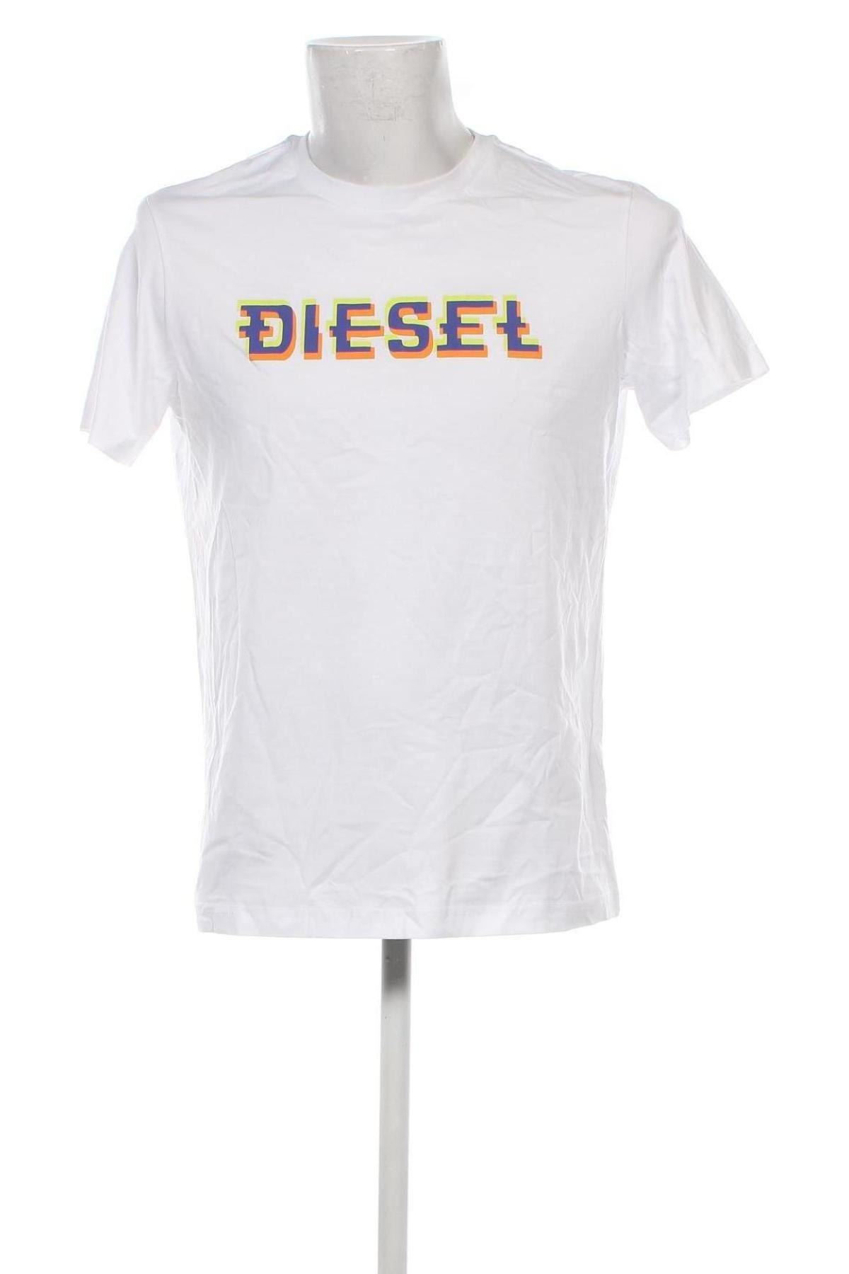 Ανδρικό t-shirt Diesel, Μέγεθος L, Χρώμα Λευκό, Τιμή 99,11 €