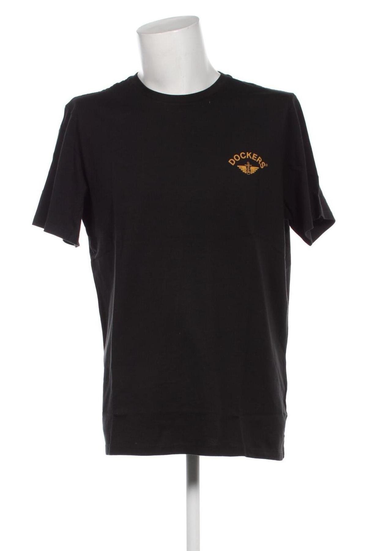 Ανδρικό t-shirt Dockers, Μέγεθος XL, Χρώμα Μαύρο, Τιμή 25,69 €