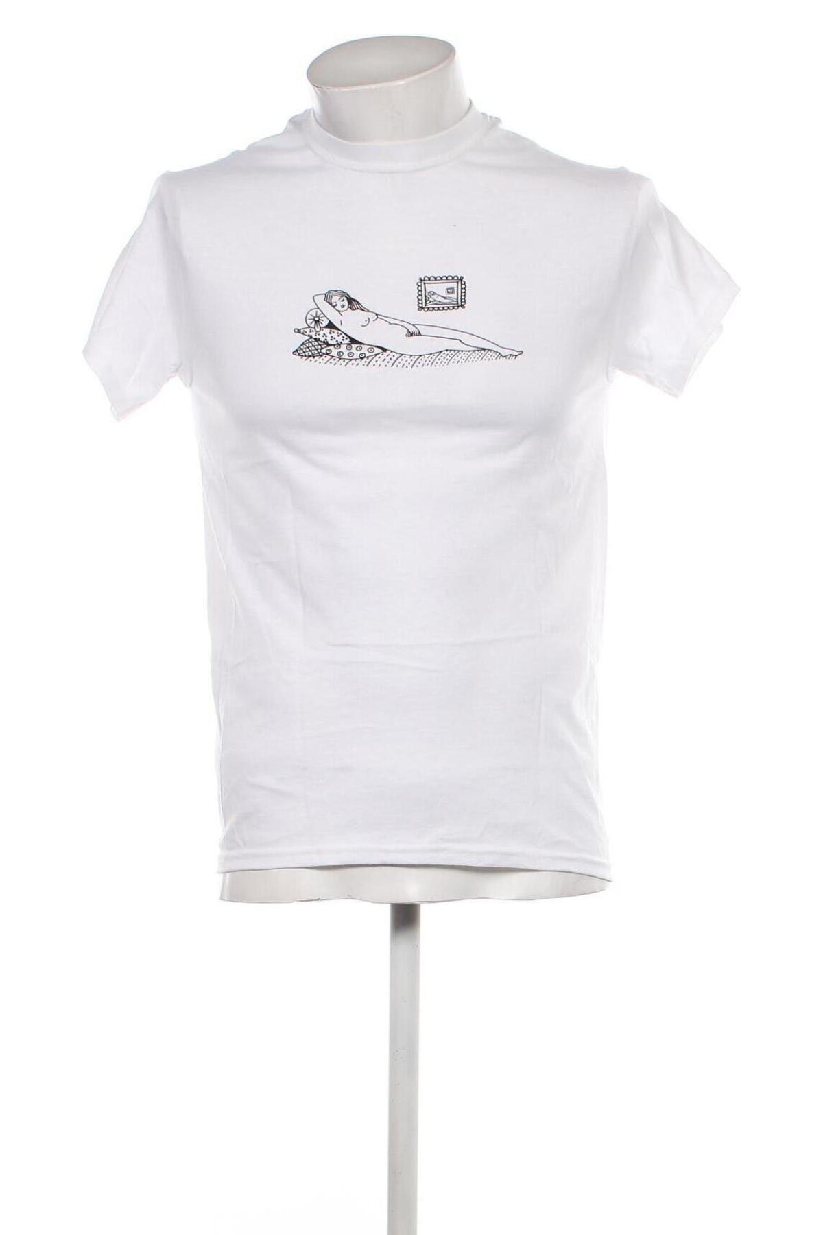 Herren T-Shirt Gildan, Größe S, Farbe Weiß, Preis 6,68 €