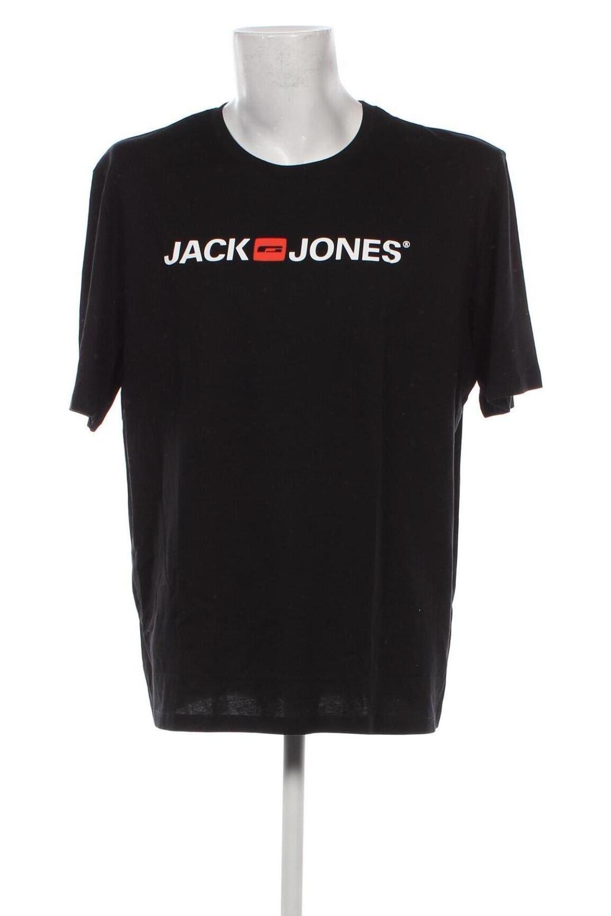Tricou de bărbați Jack & Jones, Mărime XXL, Culoare Negru, Preț 101,97 Lei