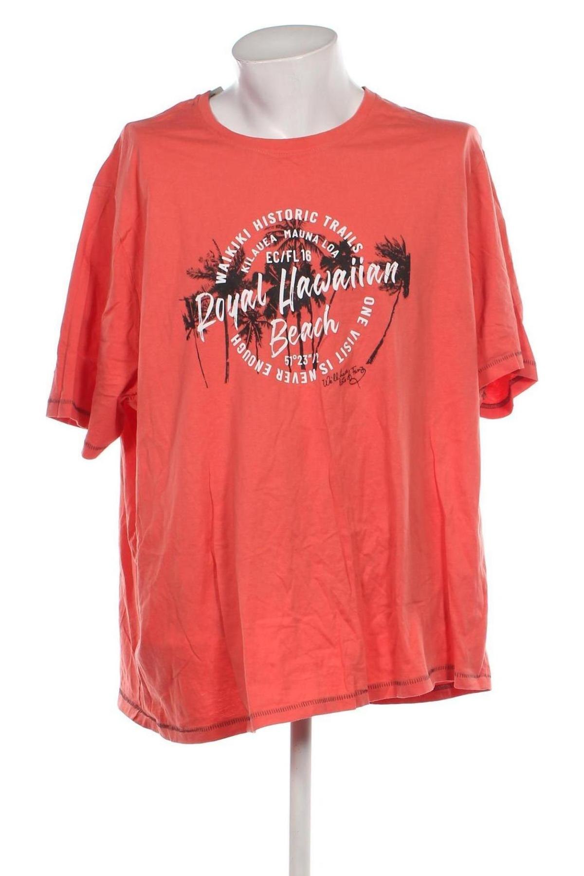Herren T-Shirt Livergy, Größe 4XL, Farbe Orange, Preis 6,62 €
