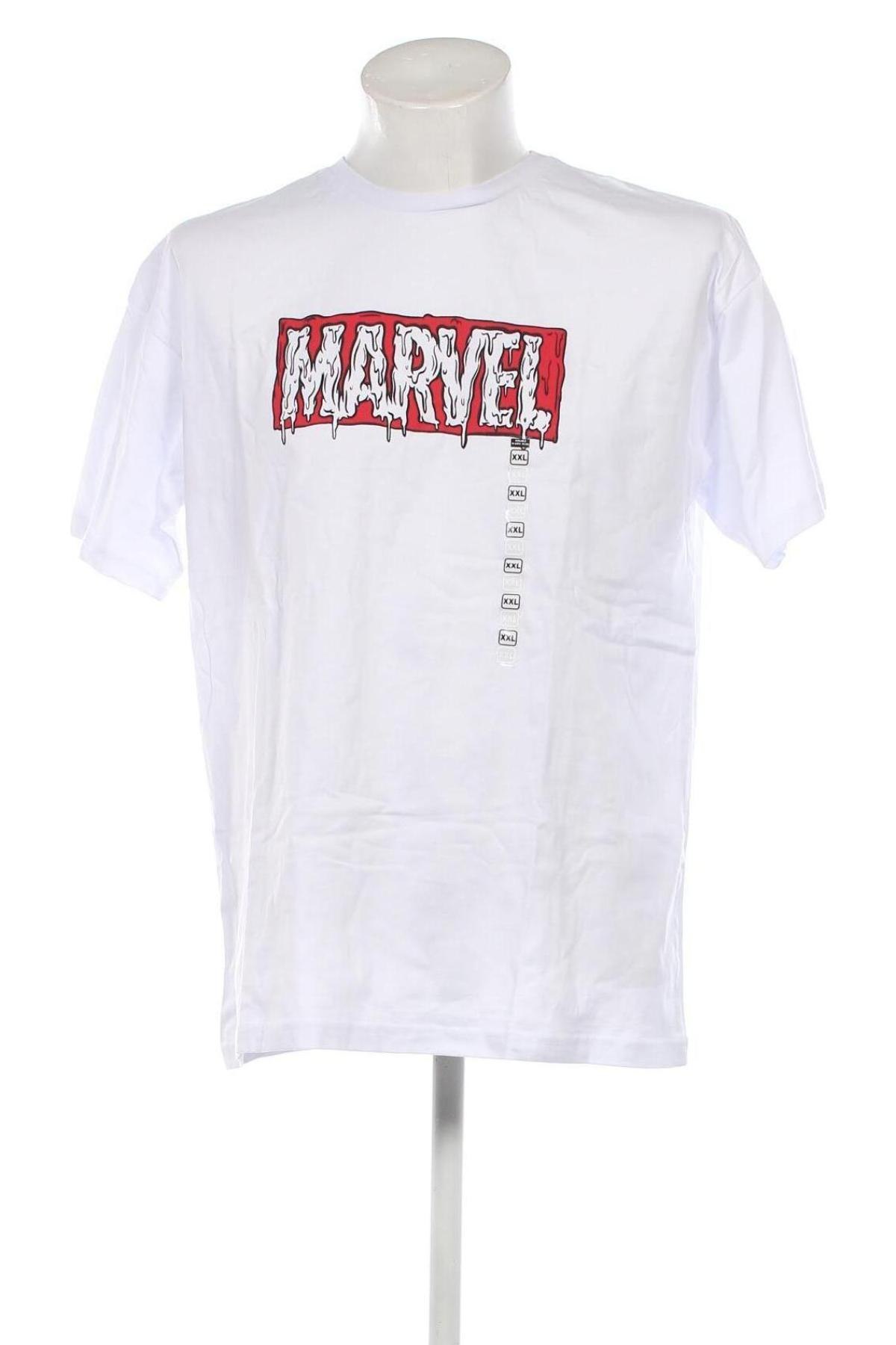 Ανδρικό t-shirt Marvel, Μέγεθος XXL, Χρώμα Λευκό, Τιμή 8,15 €