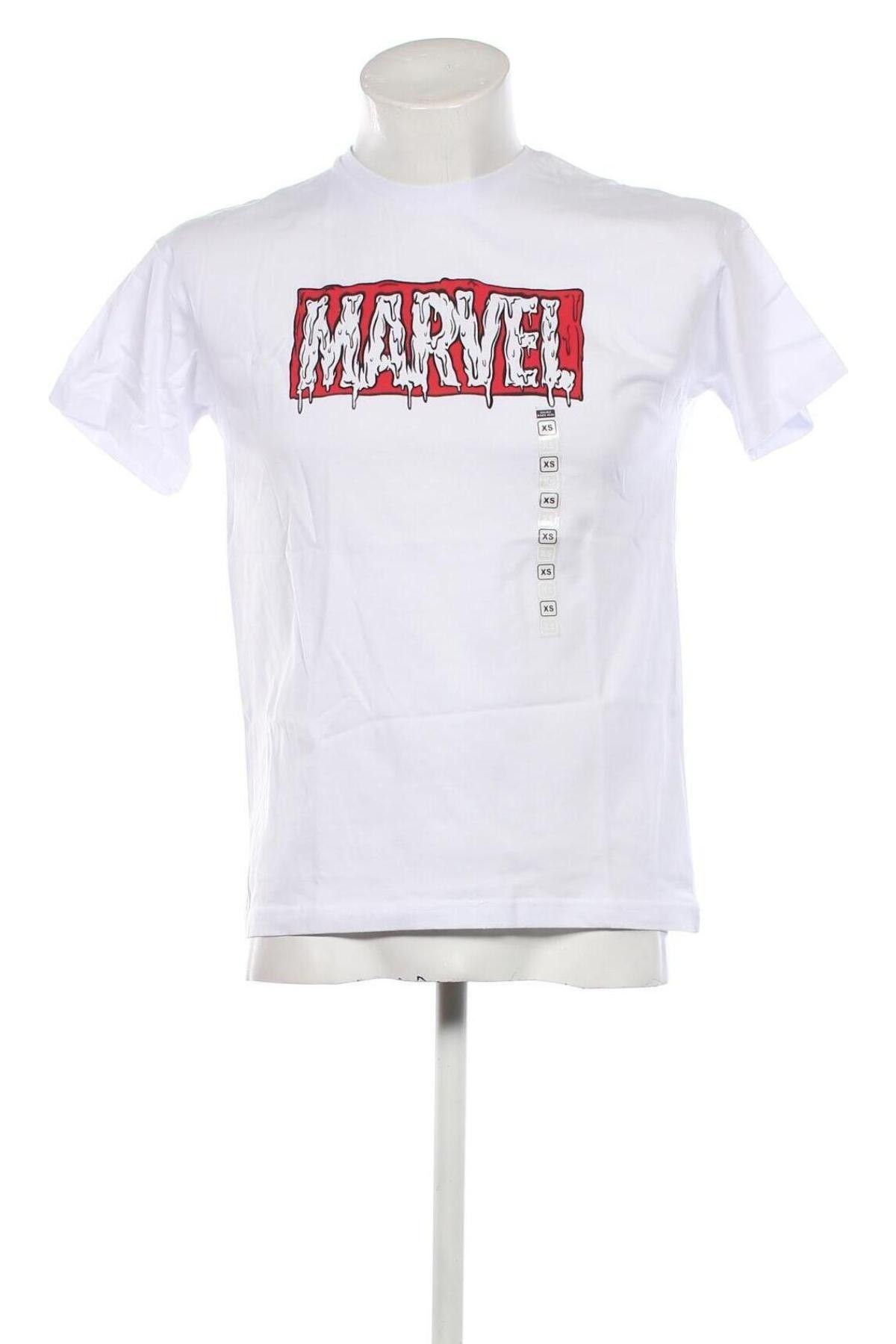 Ανδρικό t-shirt Marvel, Μέγεθος XS, Χρώμα Λευκό, Τιμή 8,15 €