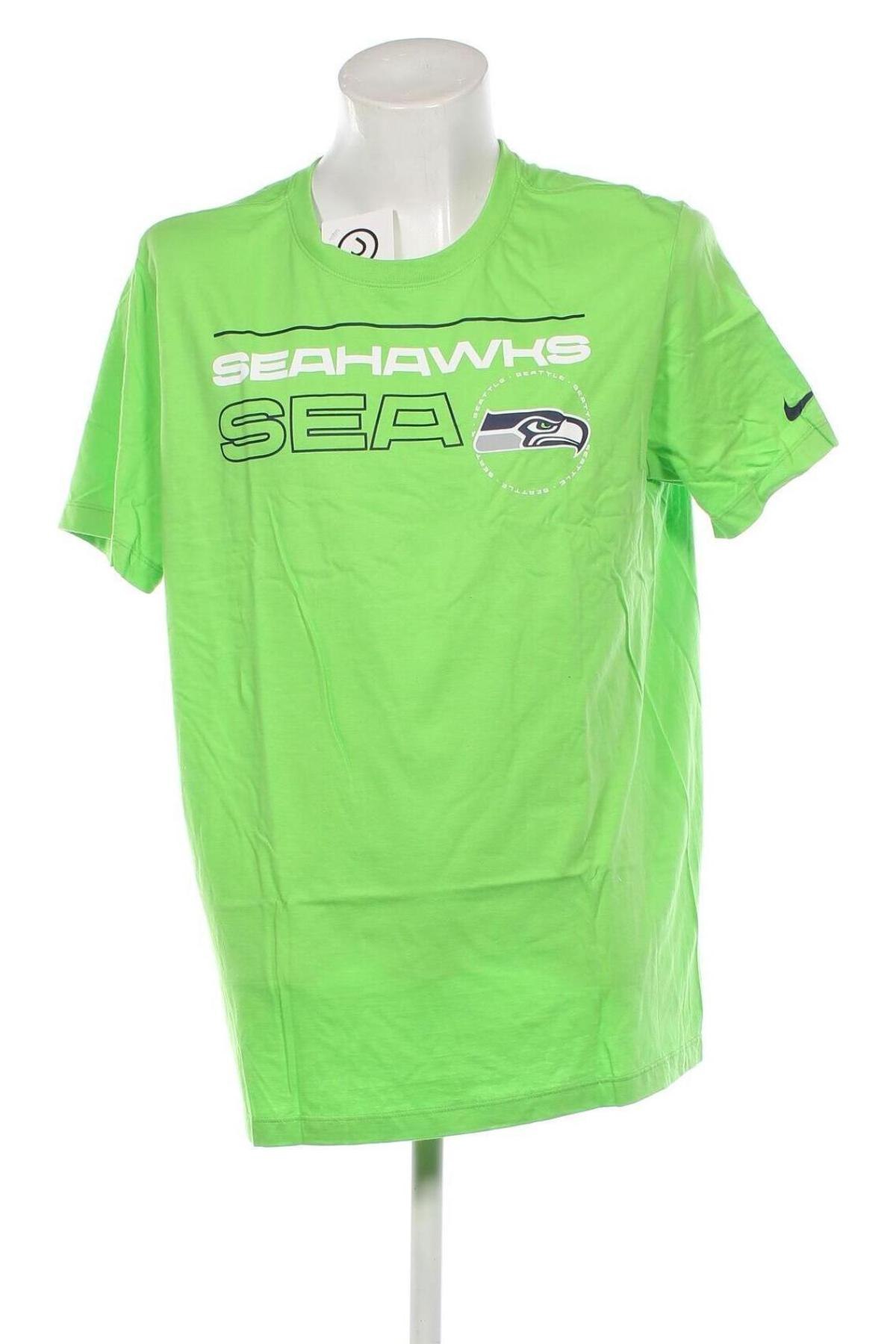 Мъжка тениска Nike, Размер XL, Цвят Зелен, Цена 57,04 лв.