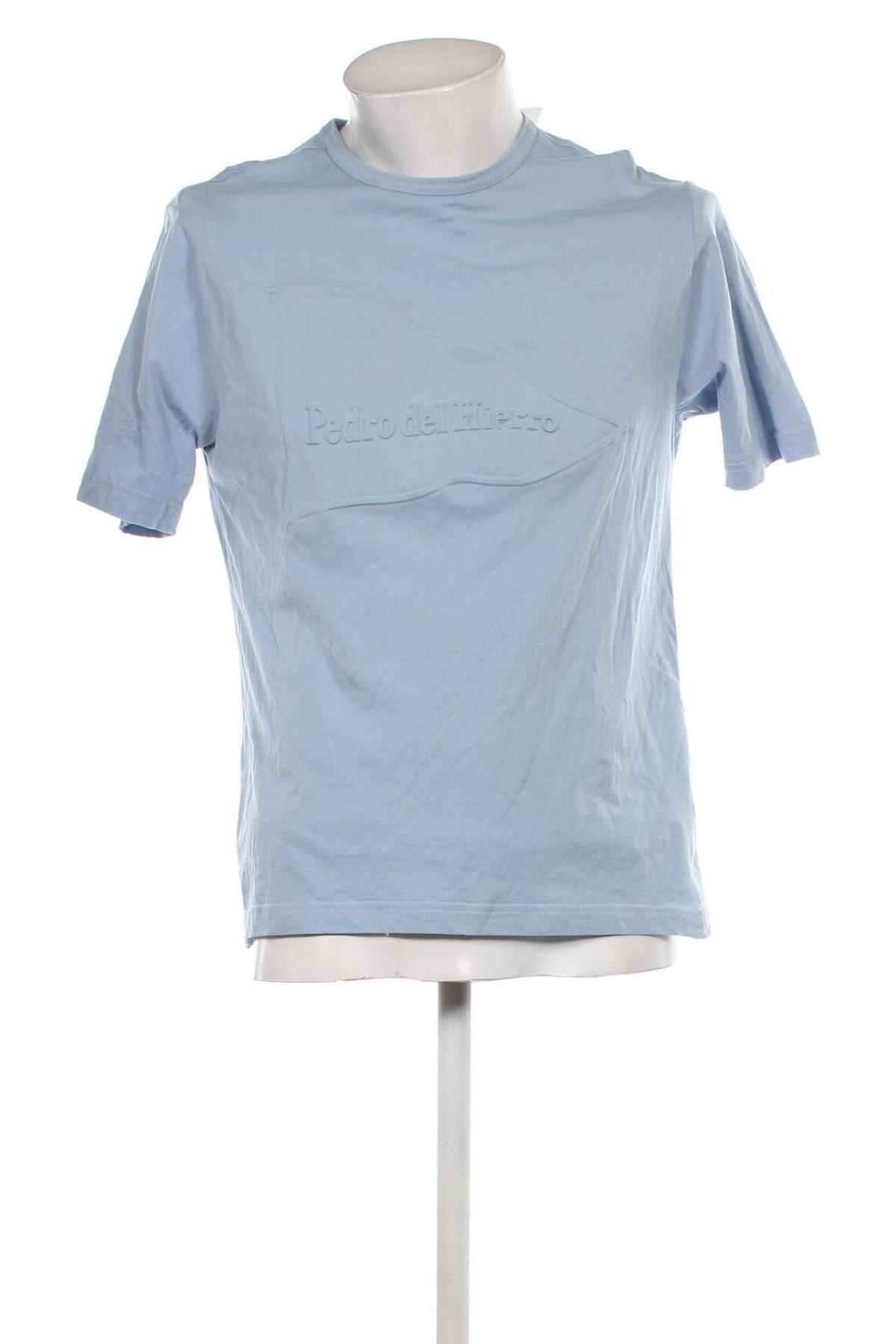 Pánske tričko  Pedro Del Hierro, Veľkosť M, Farba Modrá, Cena  15,53 €
