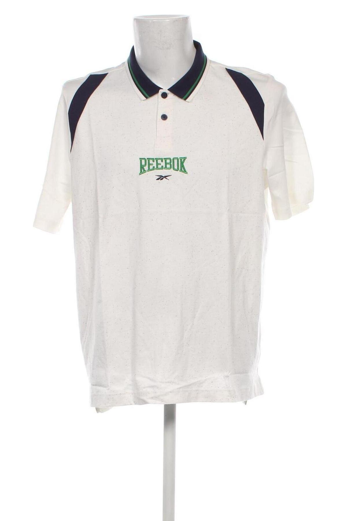 Herren T-Shirt Reebok, Größe L, Farbe Weiß, Preis 31,96 €