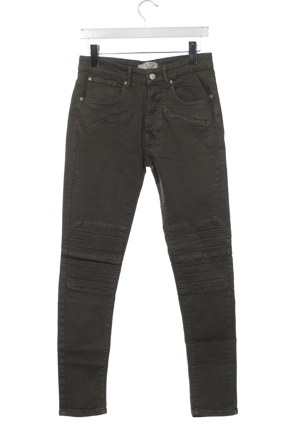 Herren Jeans Zara Man, Größe S, Farbe Grün, Preis 19,03 €