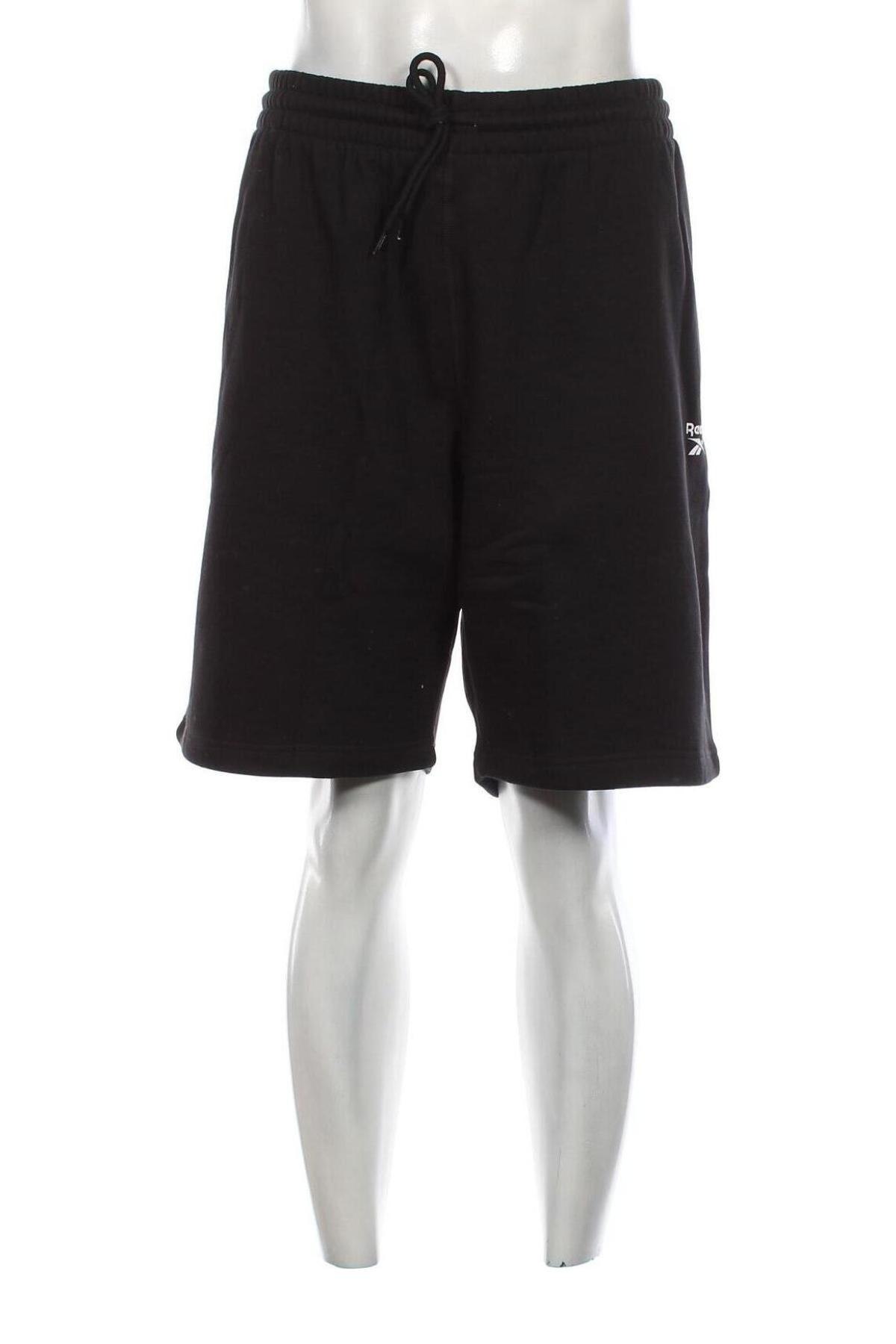 Мъжки къс панталон Reebok, Размер XXL, Цвят Черен, Цена 30,80 лв.