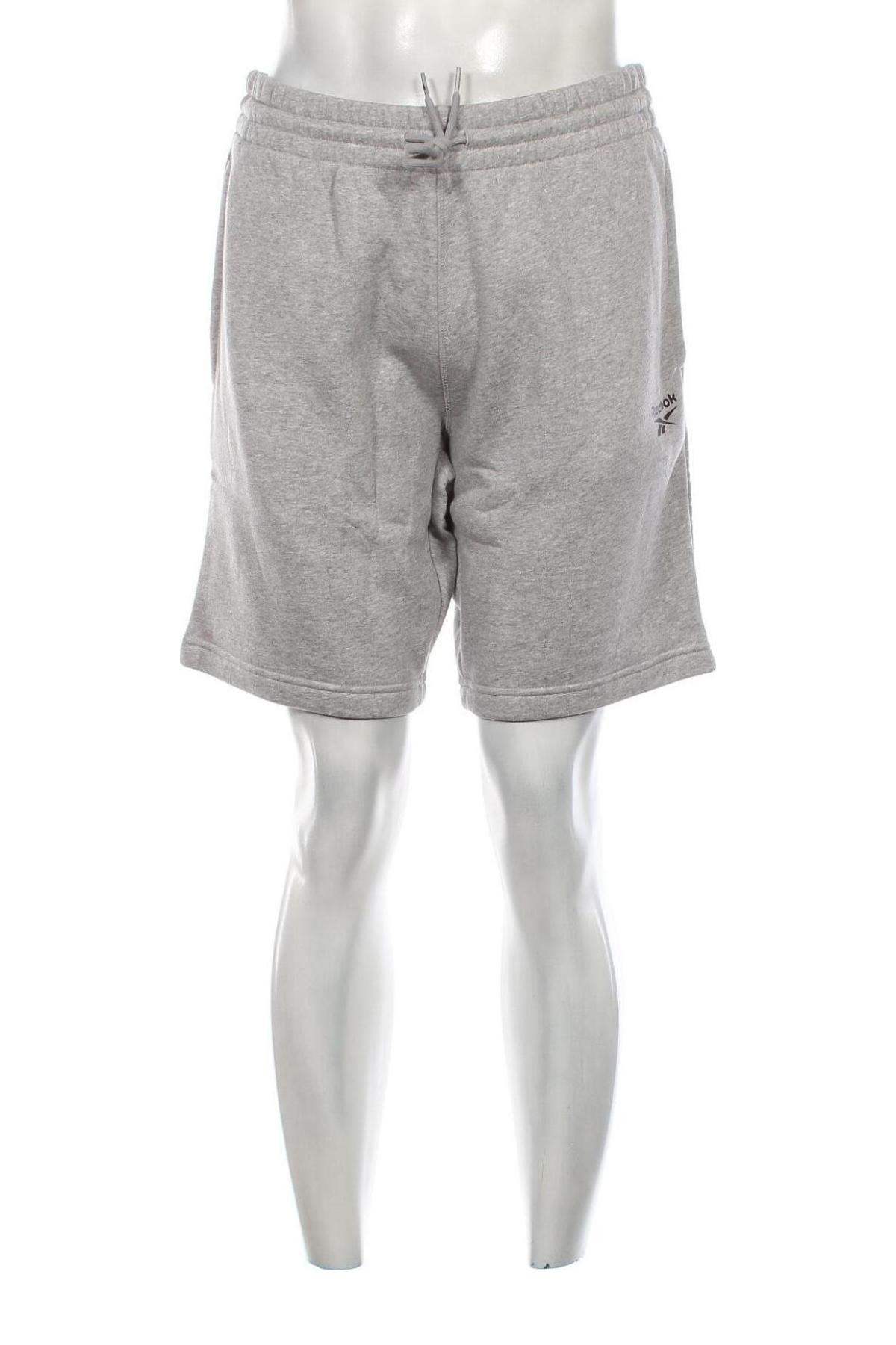 Pantaloni scurți de bărbați Reebok, Mărime M, Culoare Gri, Preț 83,59 Lei
