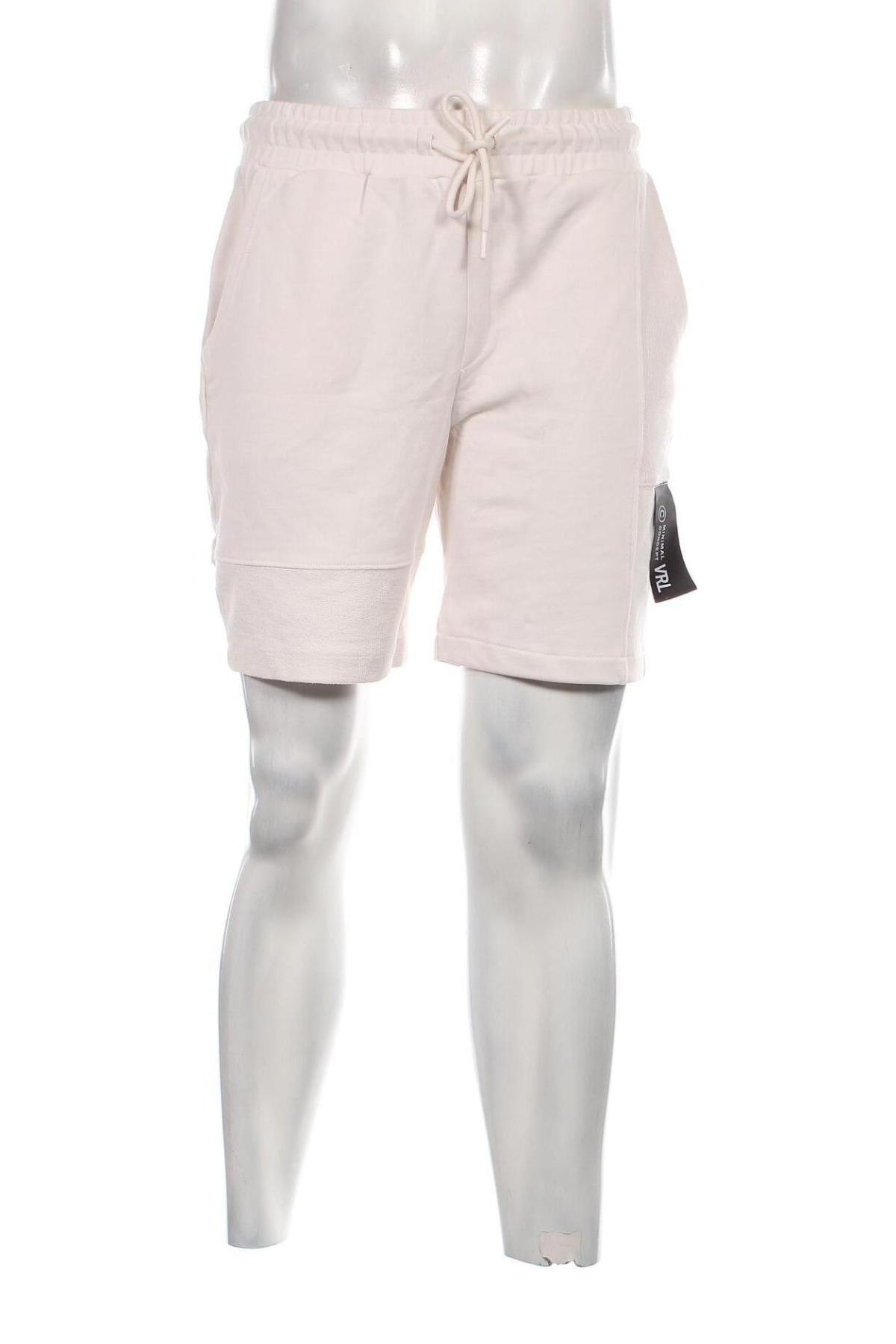 Ανδρικό κοντό παντελόνι Viral Vibes, Μέγεθος L, Χρώμα Λευκό, Τιμή 31,96 €