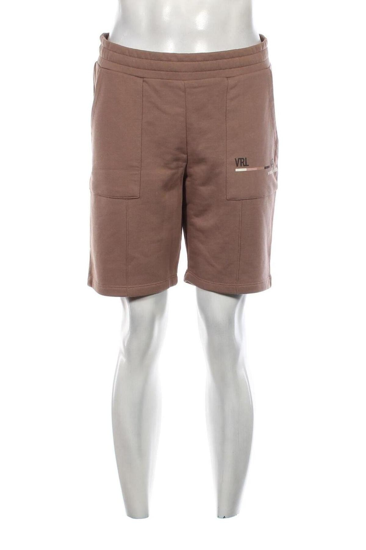 Pantaloni scurți de bărbați Viral Vibes, Mărime L, Culoare Maro, Preț 71,38 Lei