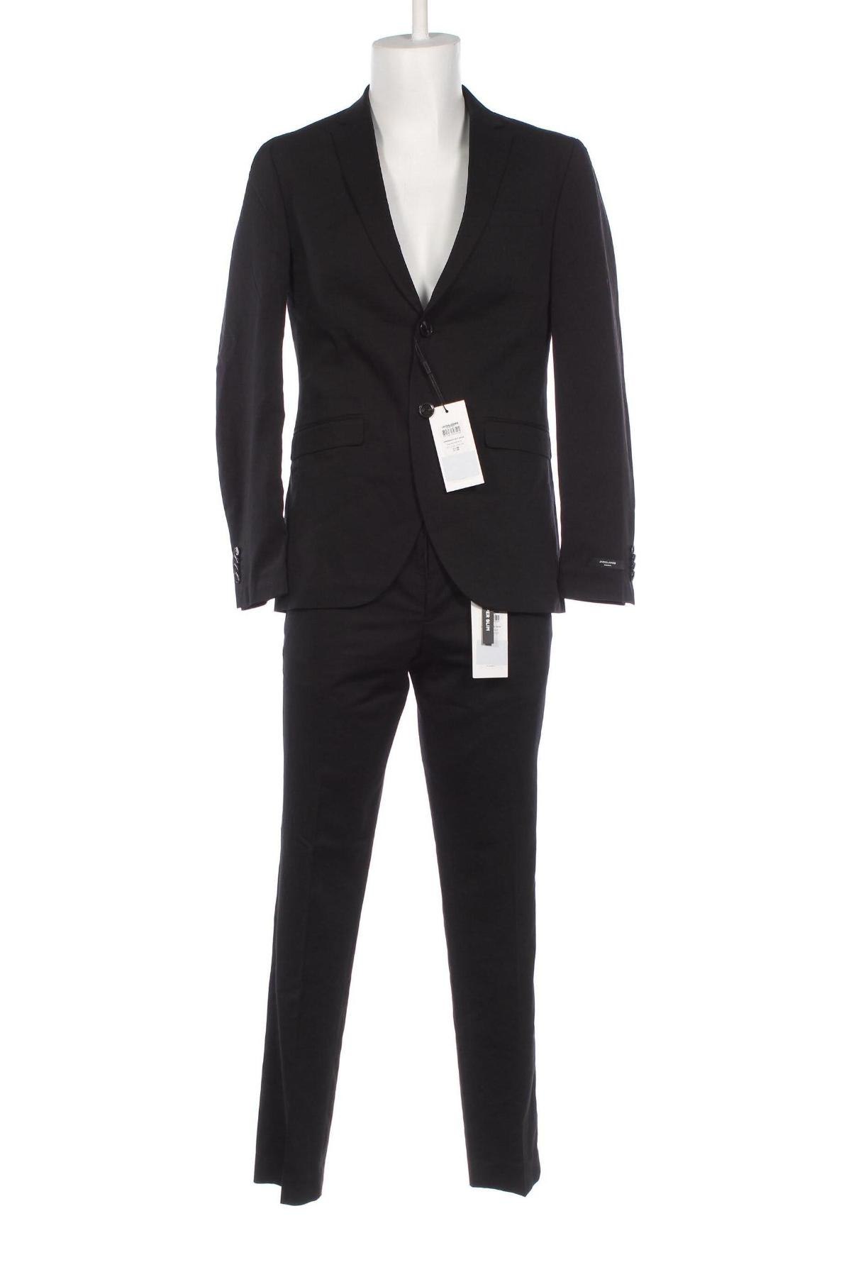 Ανδρικό κοστούμι Jack & Jones, Μέγεθος M, Χρώμα Μαύρο, Τιμή 88,68 €