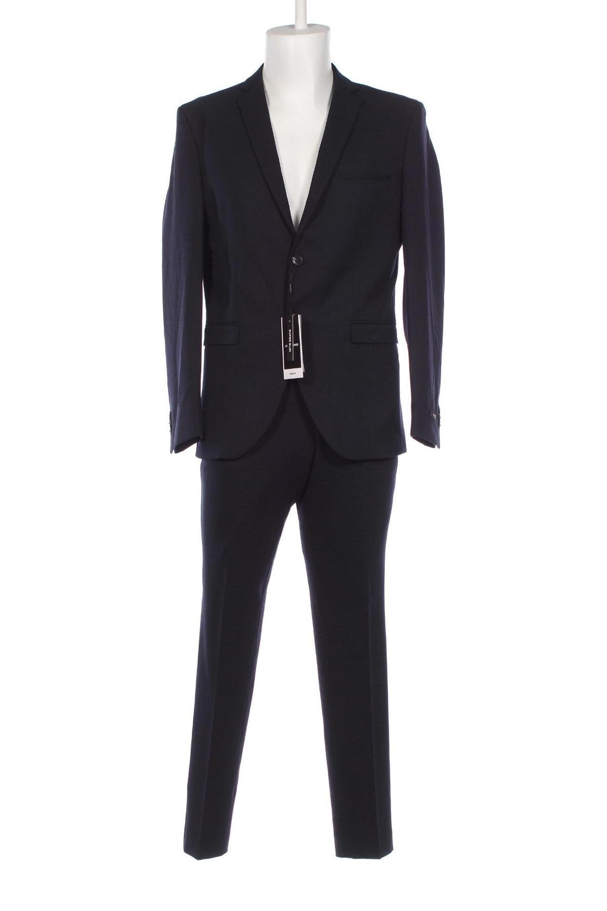 Ανδρικό κοστούμι Jack & Jones, Μέγεθος L, Χρώμα Μπλέ, Τιμή 79,04 €