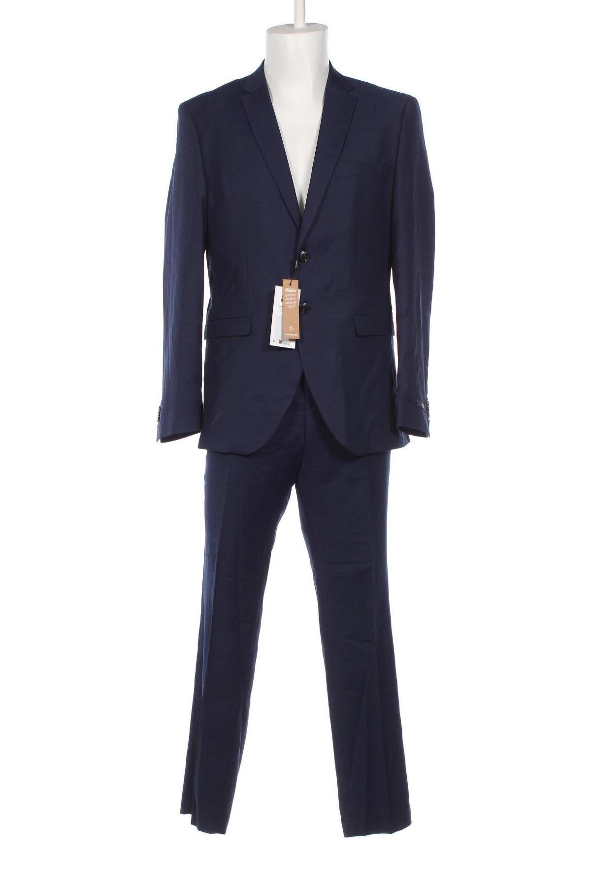 Ανδρικό κοστούμι Jack & Jones PREMIUM, Μέγεθος L, Χρώμα Μπλέ, Τιμή 88,68 €