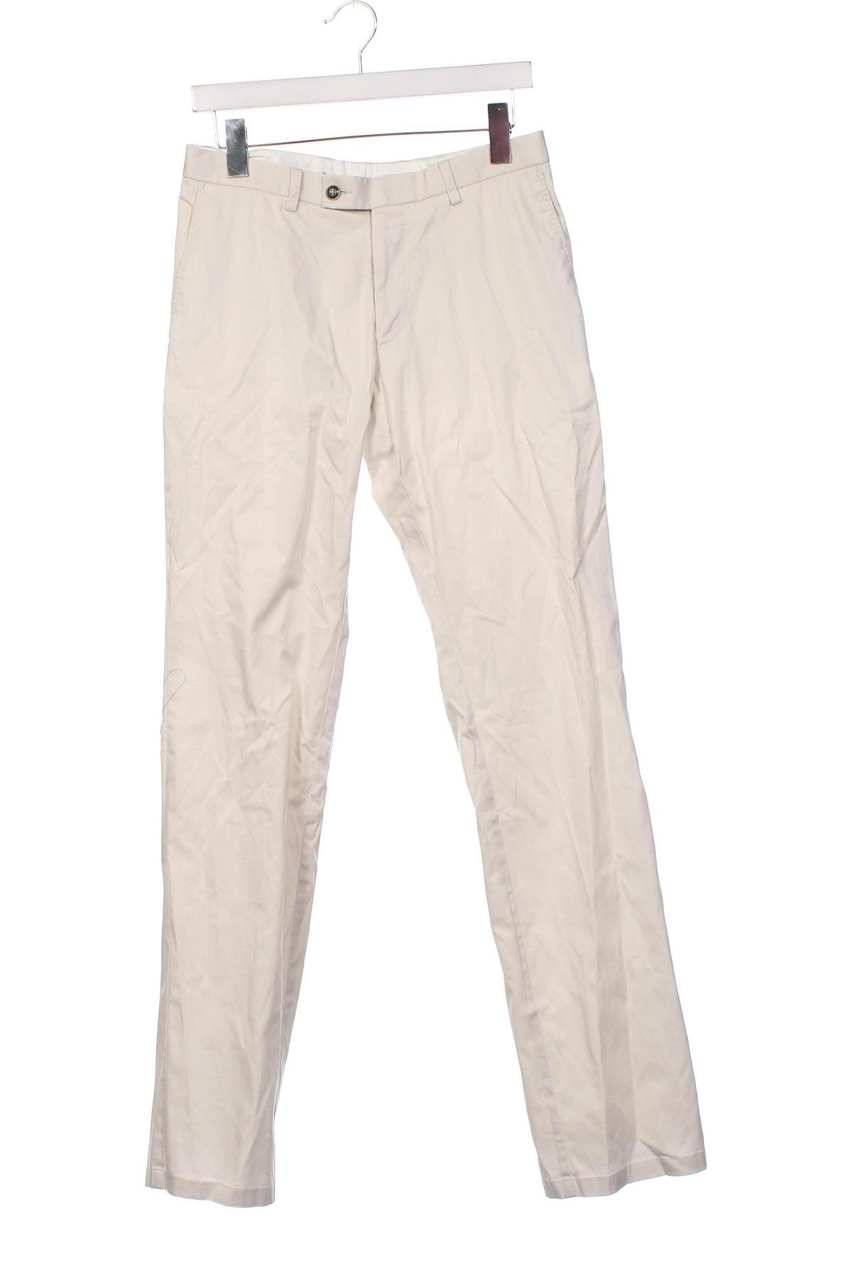 Мъжки панталон Oscar Jacobson, Размер S, Цвят Бежов, Цена 137,03 лв.