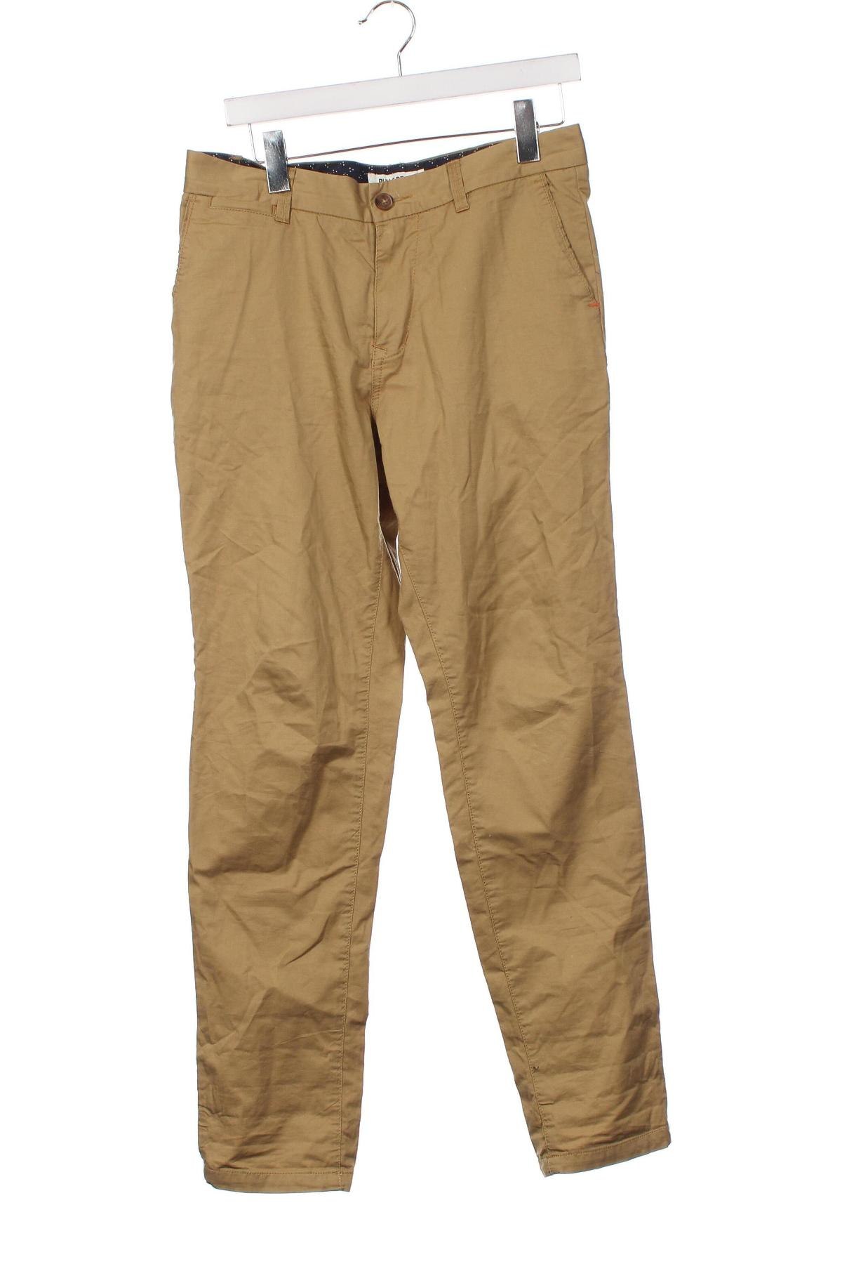 Мъжки панталон Pull&Bear, Размер M, Цвят Бежов, Цена 10,73 лв.