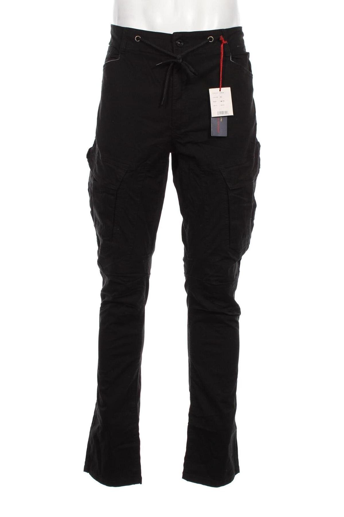 Pantaloni de bărbați Smoke Rise, Mărime XL, Culoare Negru, Preț 118,42 Lei