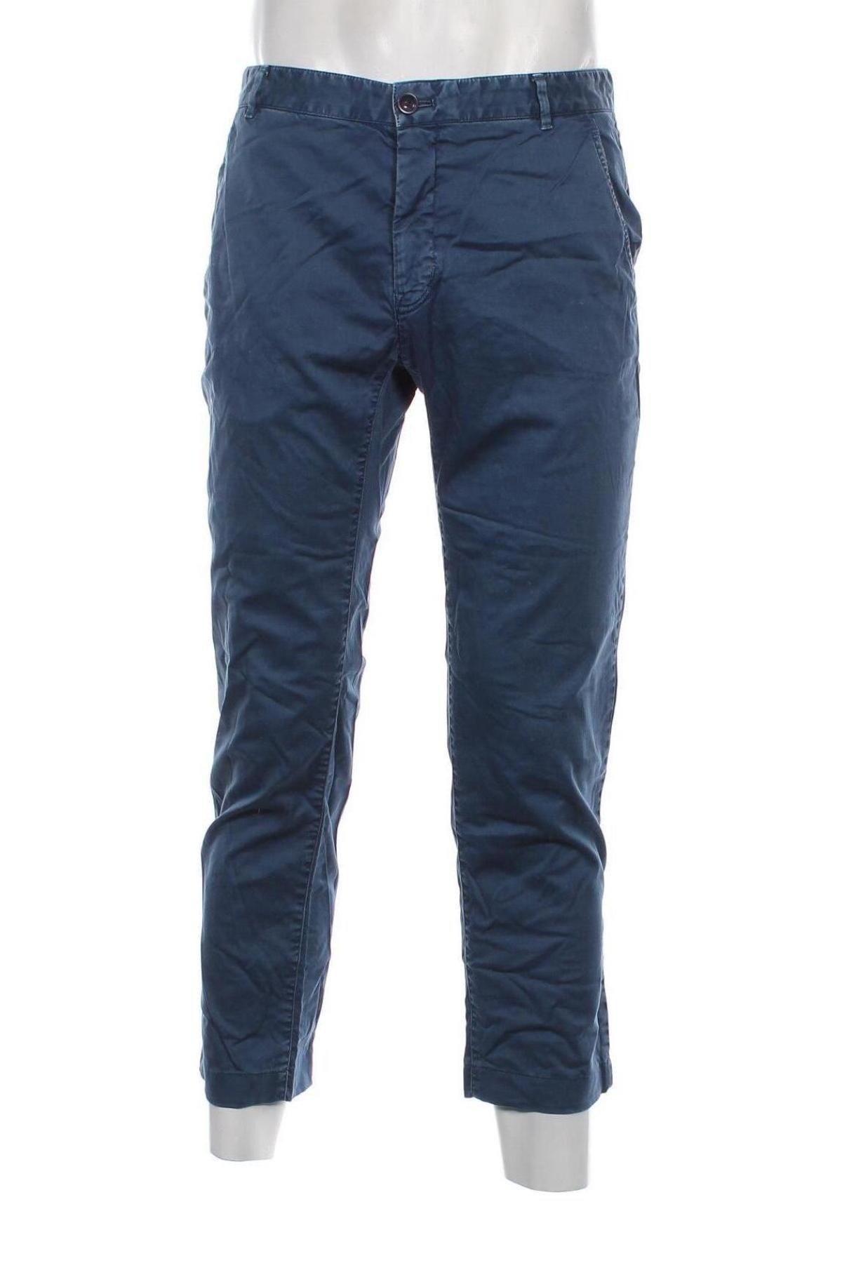 Pantaloni de bărbați Tiger Of Sweden, Mărime L, Culoare Albastru, Preț 315,79 Lei
