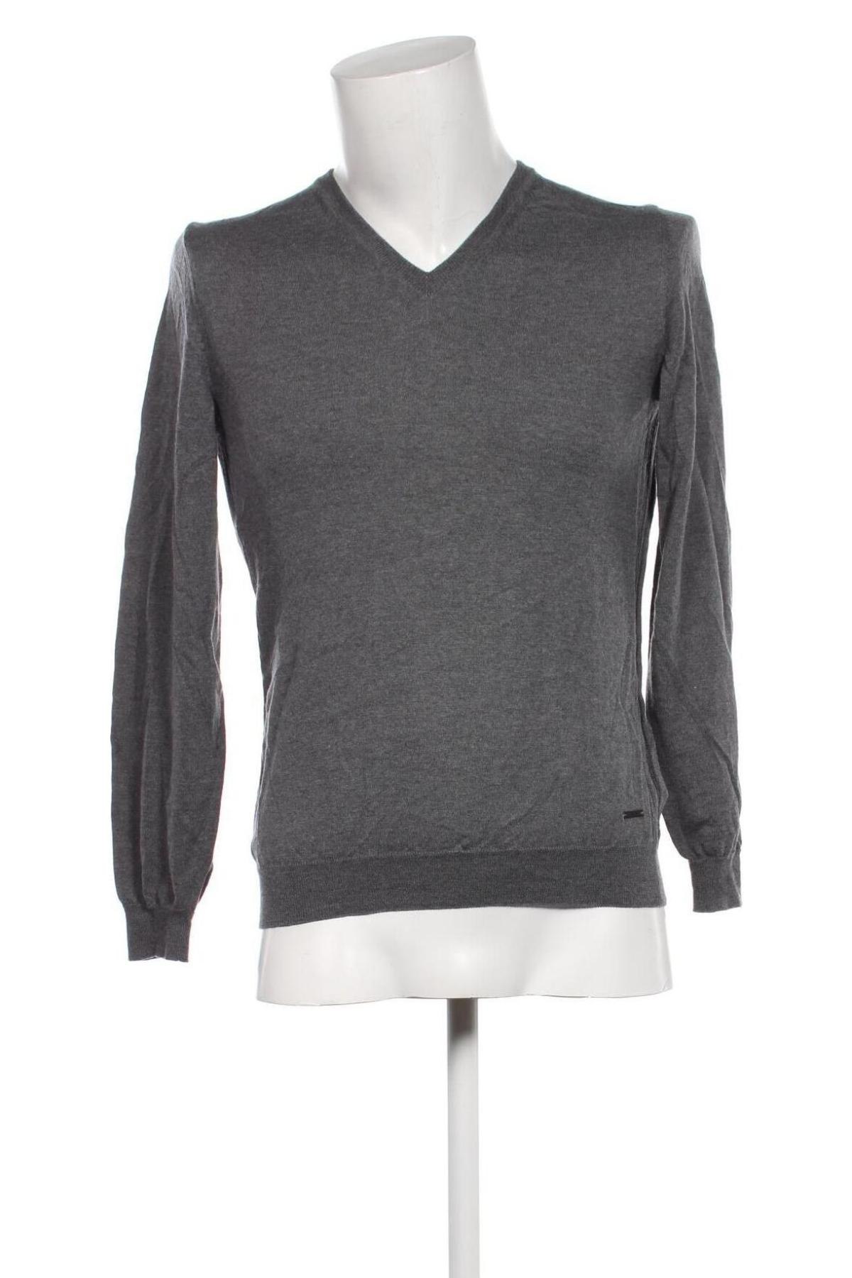 Herrenpullover BOSS, Größe M, Farbe Grau, Preis 27,65 €