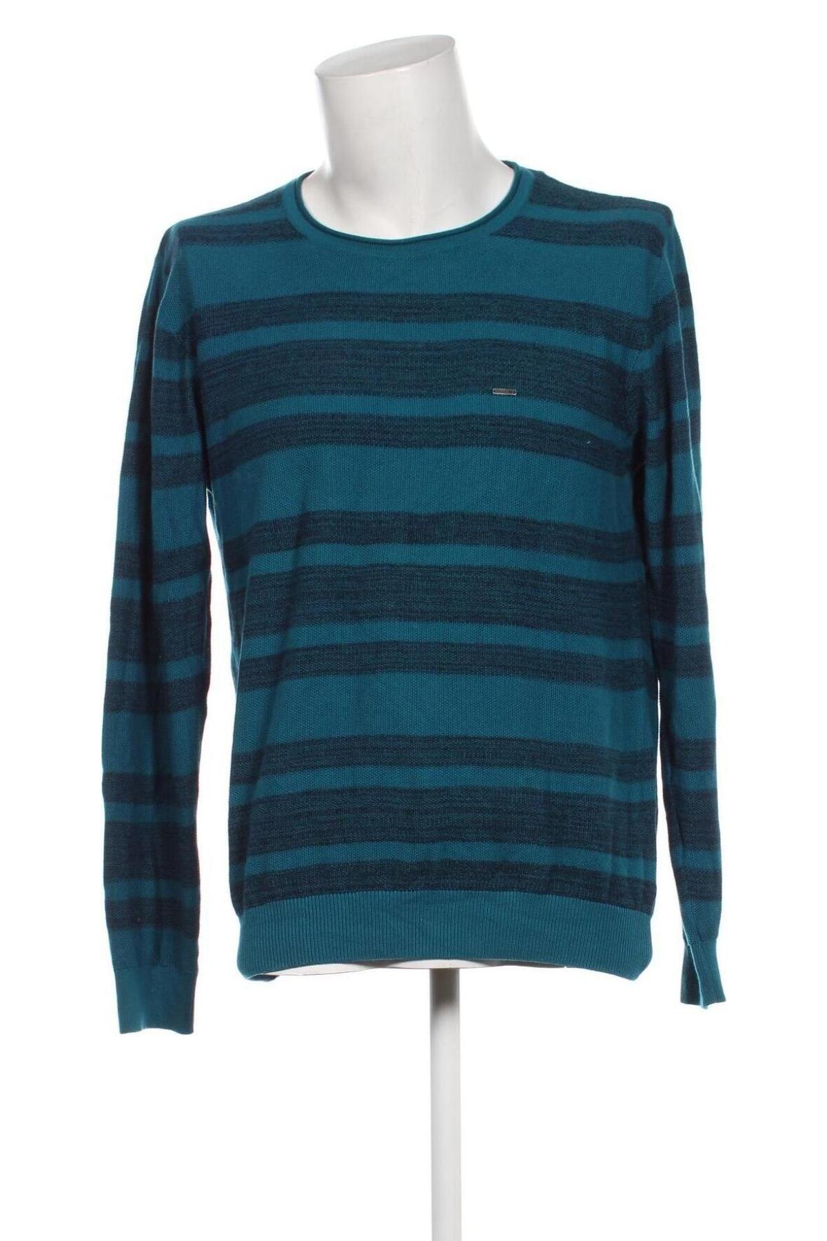 Ανδρικό πουλόβερ Bare, Μέγεθος L, Χρώμα Μπλέ, Τιμή 9,15 €