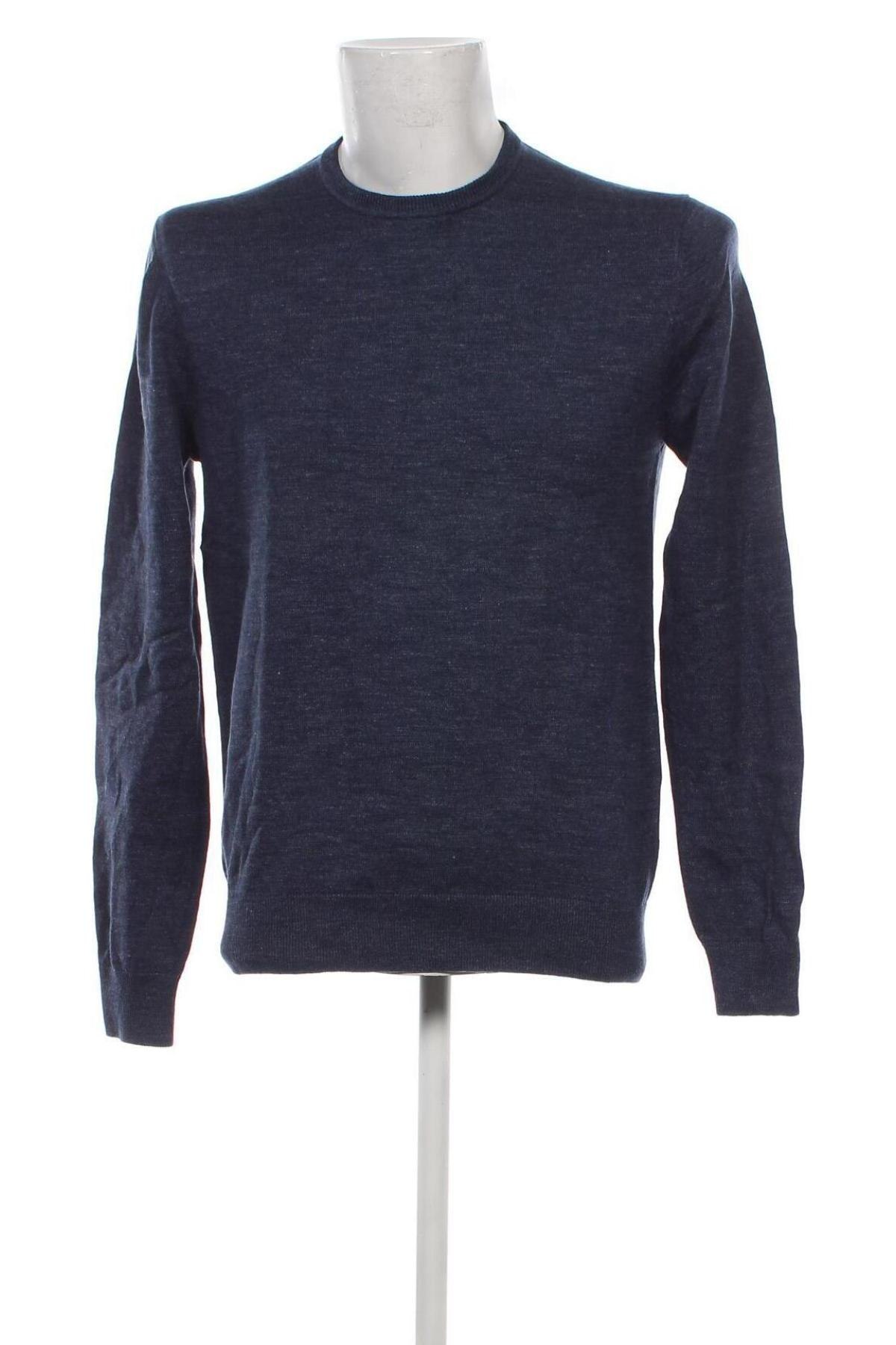 Мъжки пуловер C&A, Размер L, Цвят Син, Цена 14,79 лв.