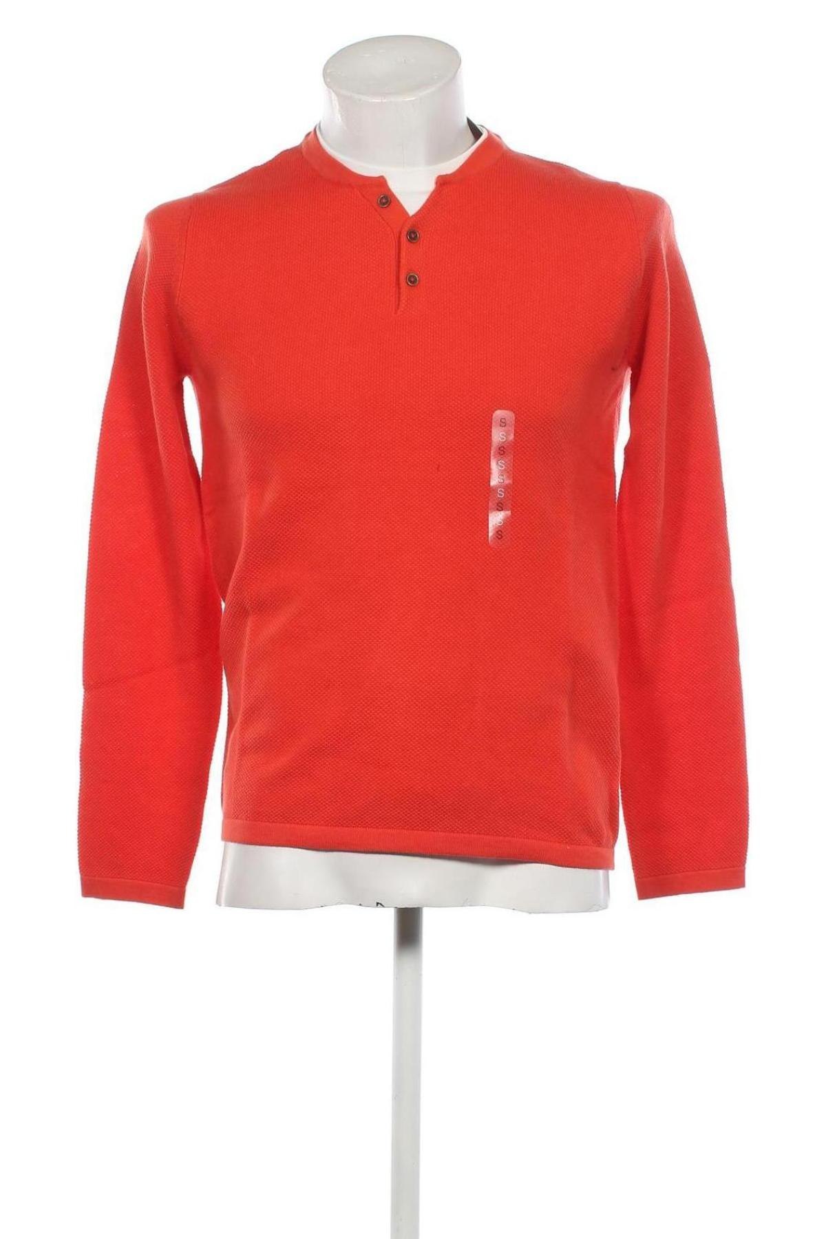 Ανδρικό πουλόβερ Celio, Μέγεθος S, Χρώμα Πορτοκαλί, Τιμή 5,93 €