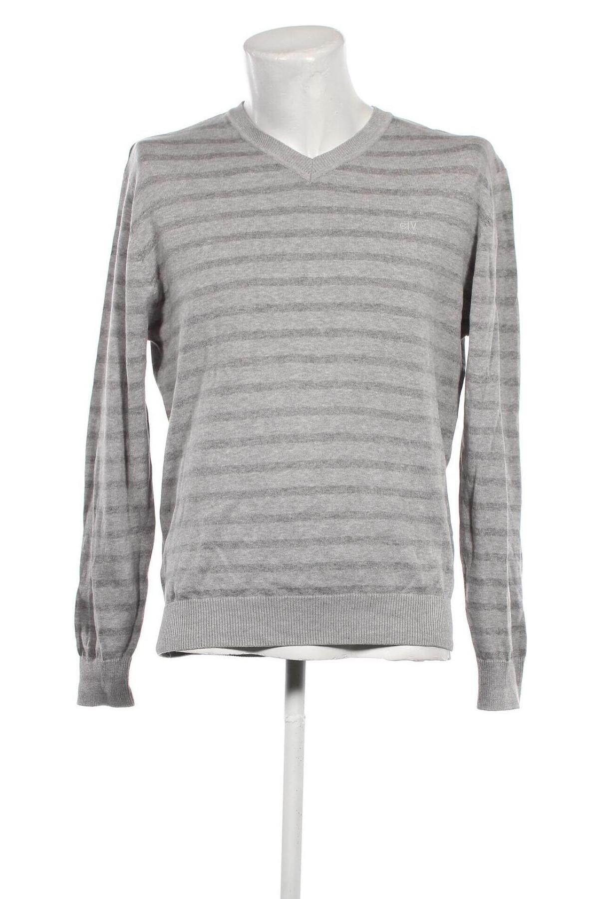 Herrenpullover Charles Vogele, Größe M, Farbe Grau, Preis 8,07 €