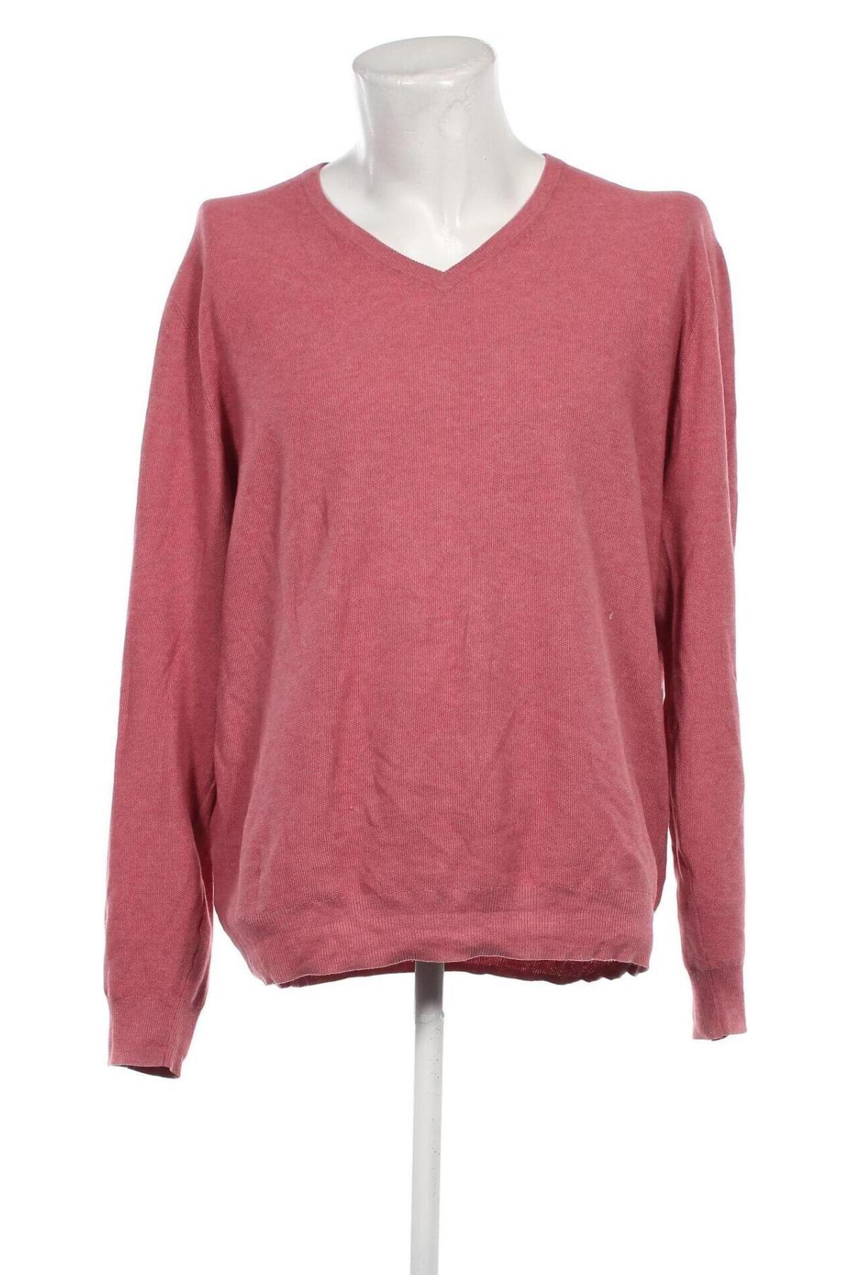 Herrenpullover Christian Berg, Größe XXL, Farbe Rosa, Preis € 4,56