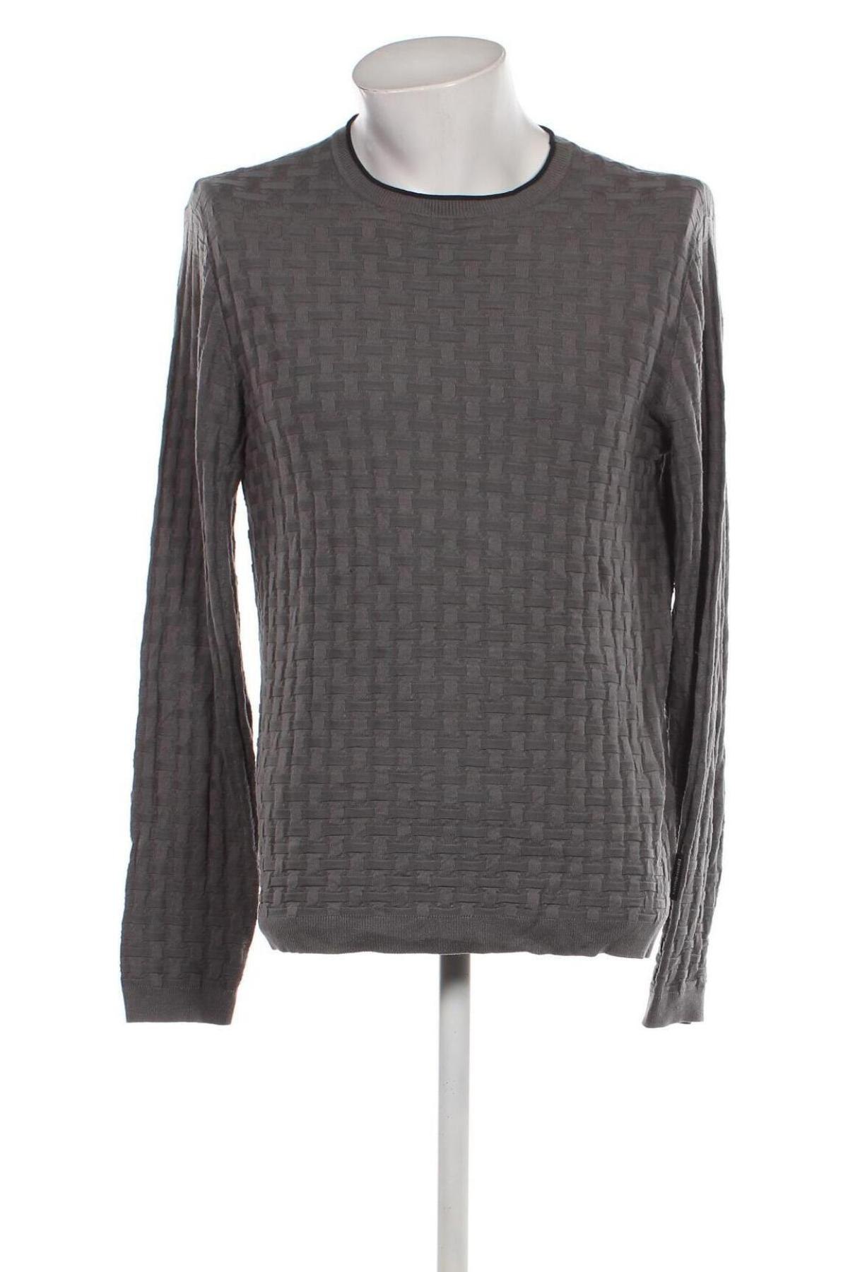 Мъжки пуловер Emporio Armani, Размер XL, Цвят Сив, Цена 138,75 лв.