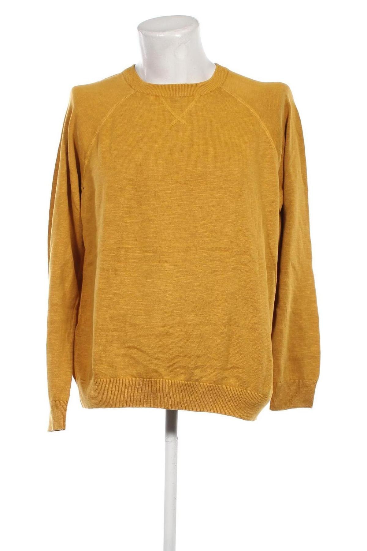 Herrenpullover H&M L.O.G.G., Größe L, Farbe Gelb, Preis 8,07 €