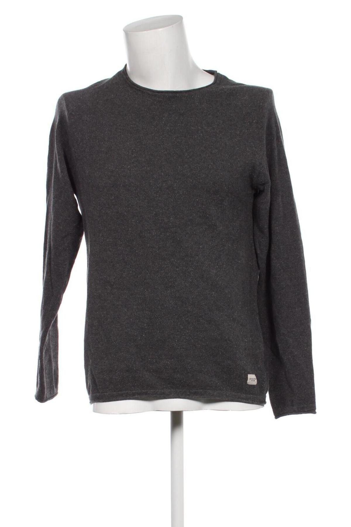 Мъжки пуловер Jack & Jones, Размер L, Цвят Сив, Цена 18,36 лв.