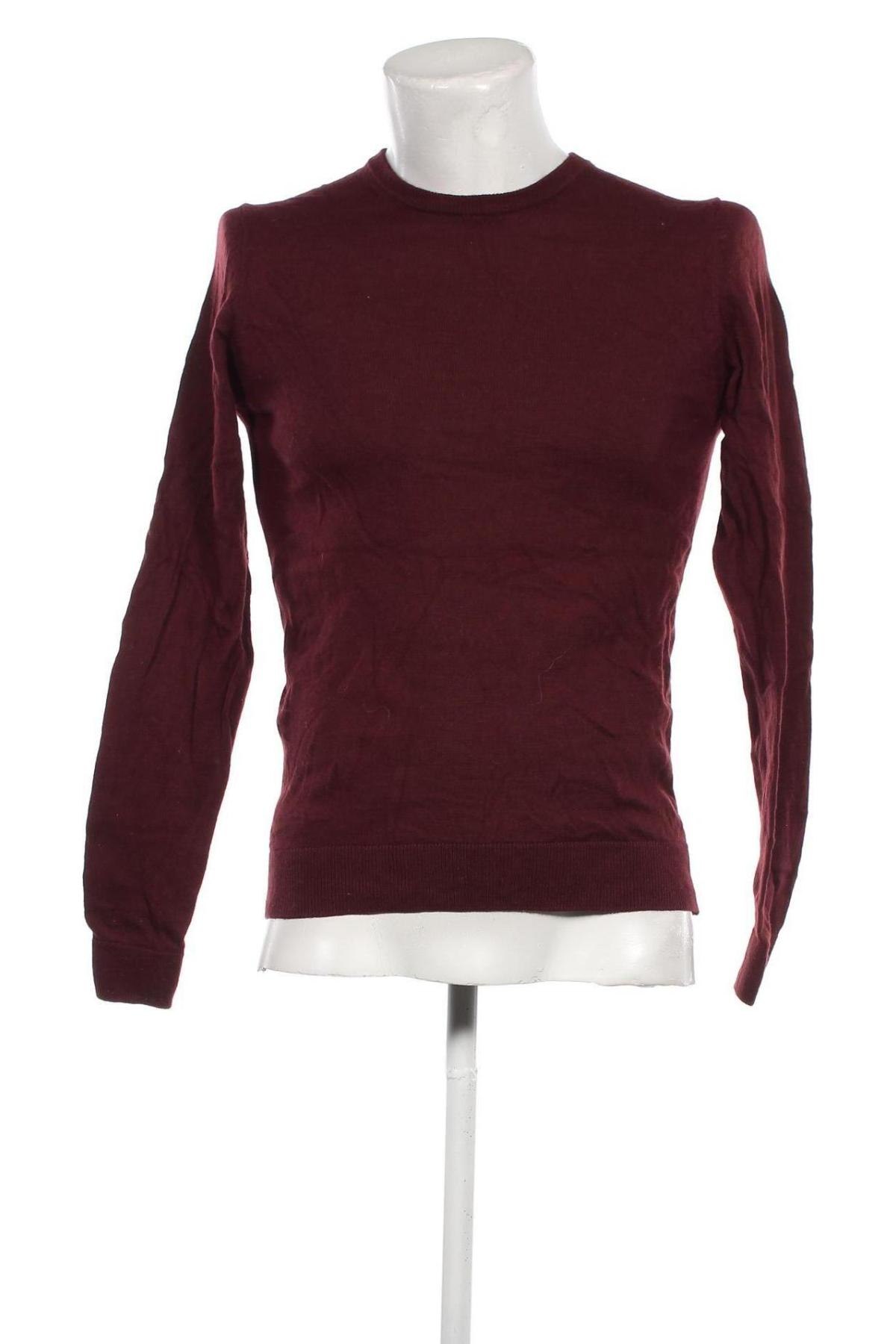 Мъжки пуловер Jean Pascale, Размер S, Цвят Червен, Цена 5,80 лв.