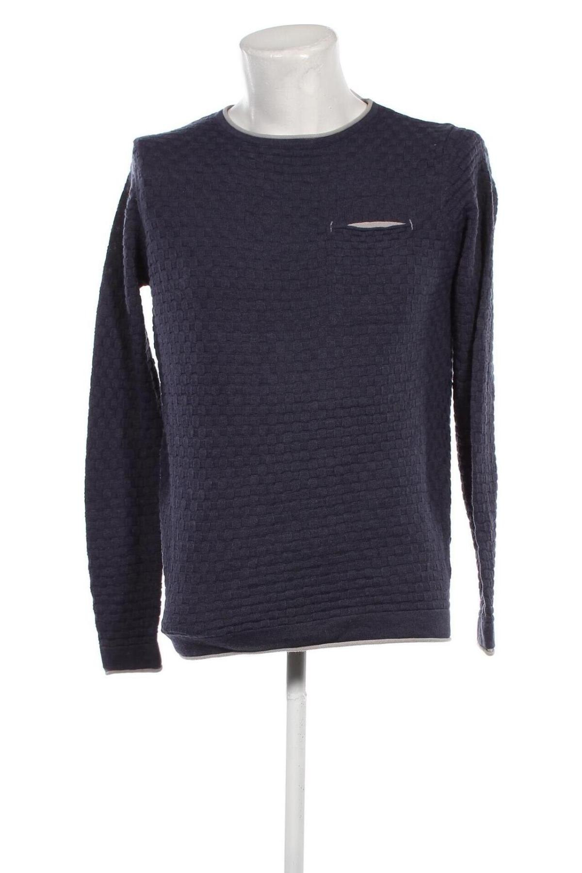 Ανδρικό πουλόβερ Key Largo, Μέγεθος M, Χρώμα Μπλέ, Τιμή 11,36 €
