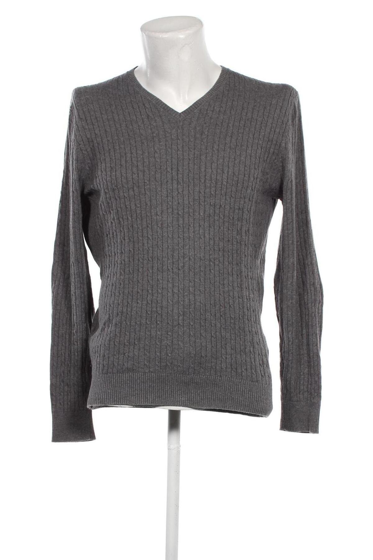 Ανδρικό πουλόβερ Massimo Dutti, Μέγεθος XL, Χρώμα Γκρί, Τιμή 14,57 €