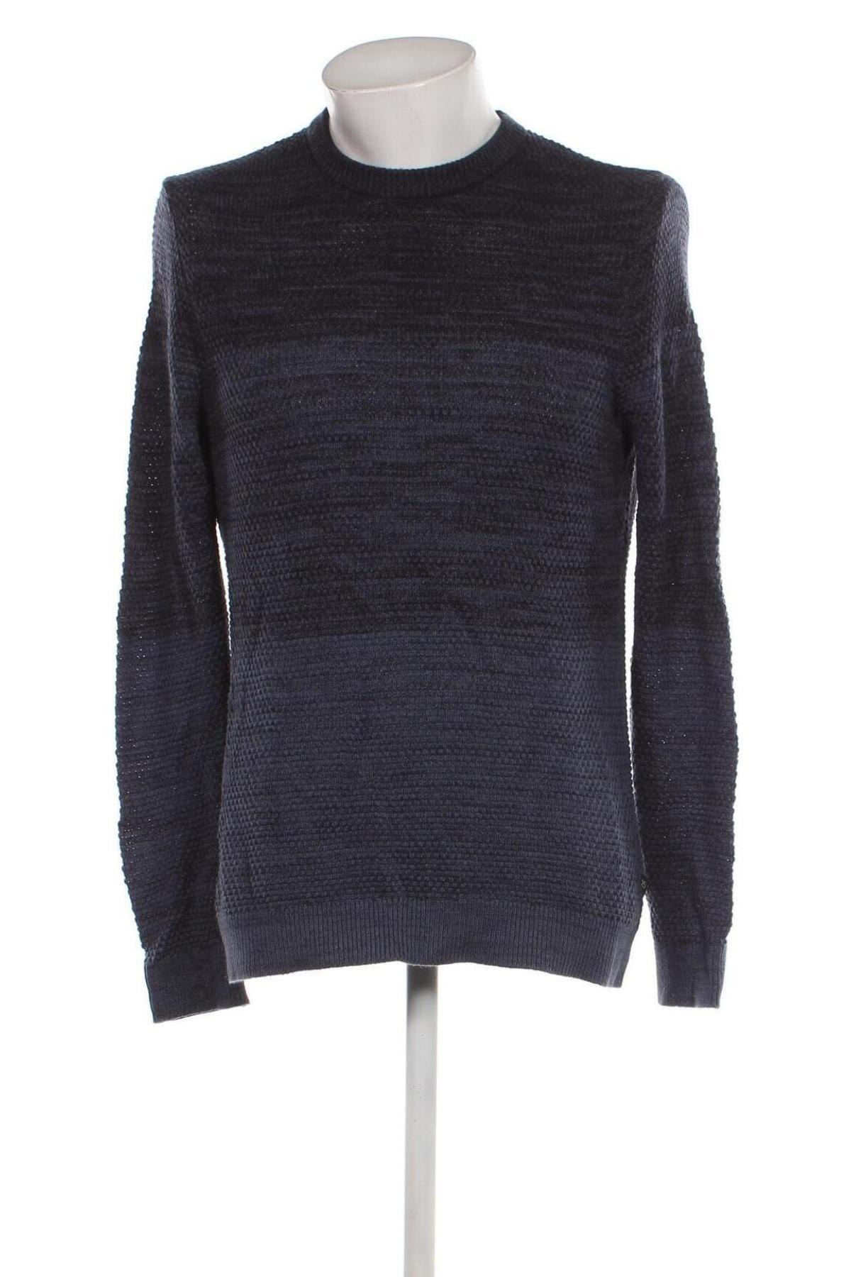 Ανδρικό πουλόβερ Q/S by S.Oliver, Μέγεθος M, Χρώμα Μπλέ, Τιμή 9,46 €