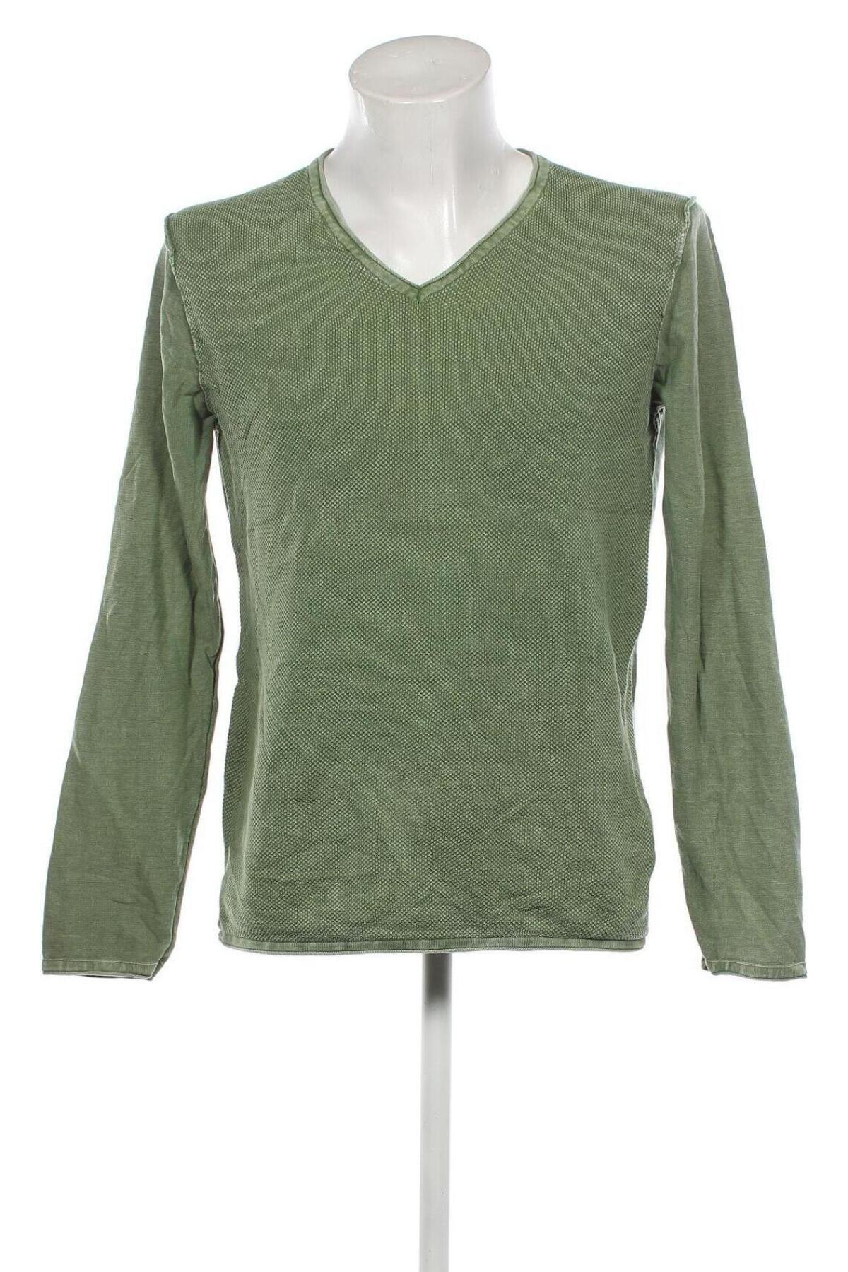 Мъжки пуловер S.Oliver, Размер L, Цвят Зелен, Цена 17,34 лв.